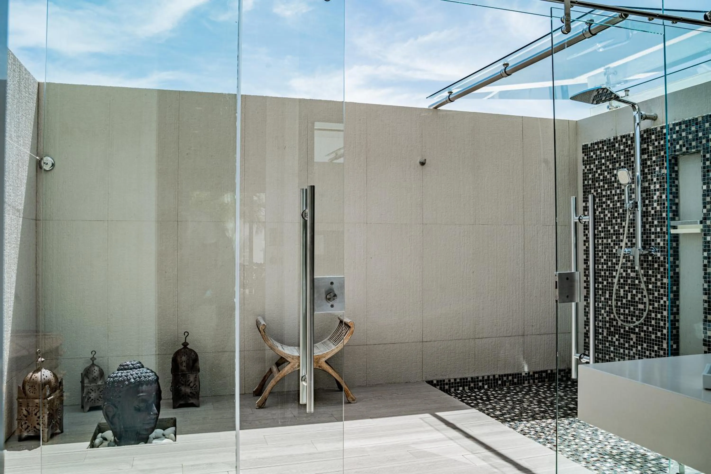 Shower in Ocean Z Boutique Hotel