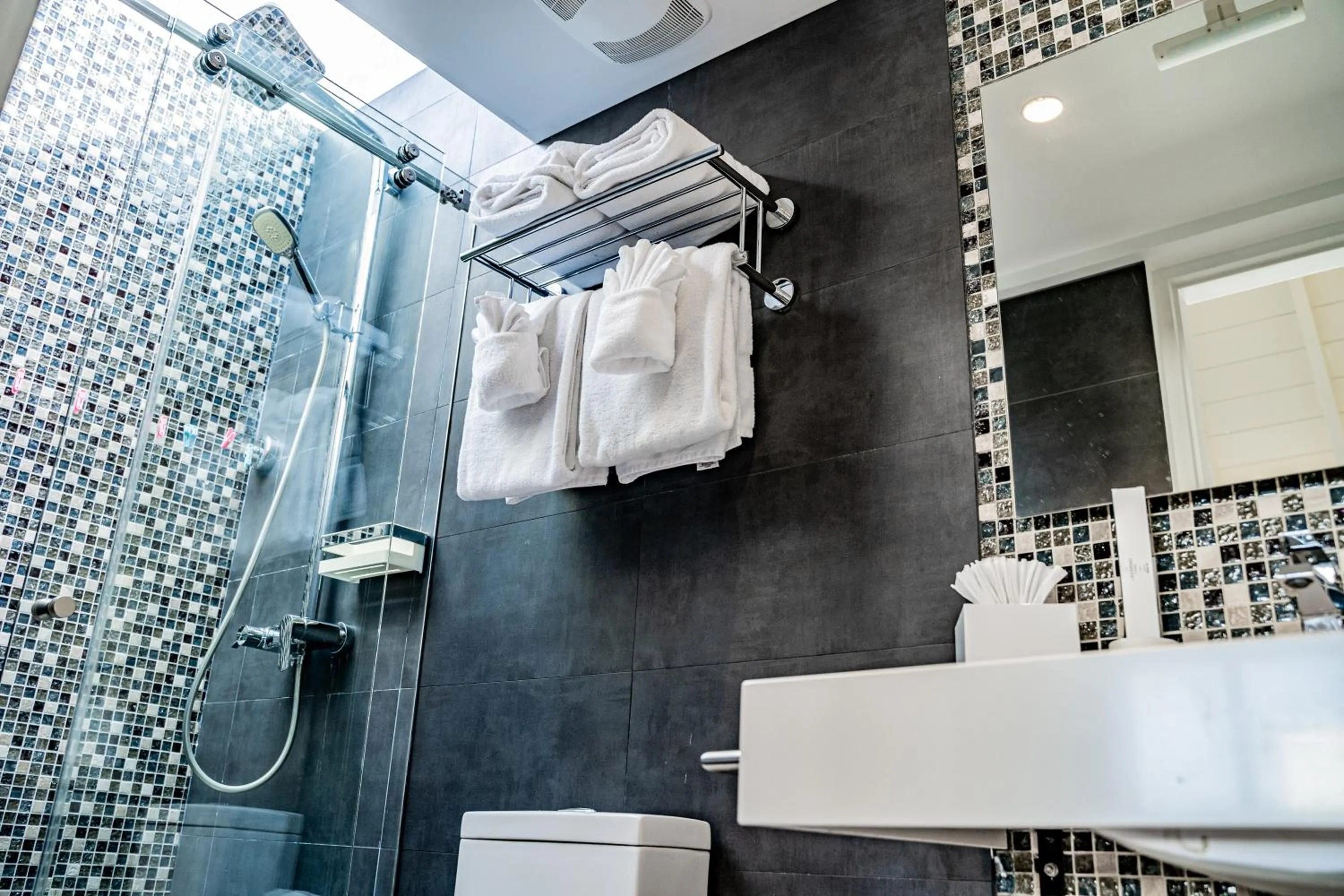 Shower in Ocean Z Boutique Hotel