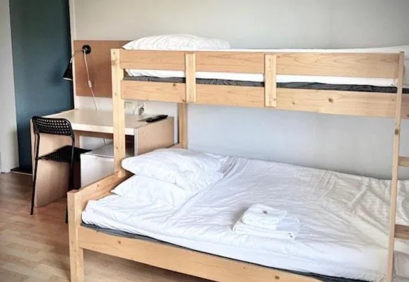 Seating area, Bed in Hotel Surte