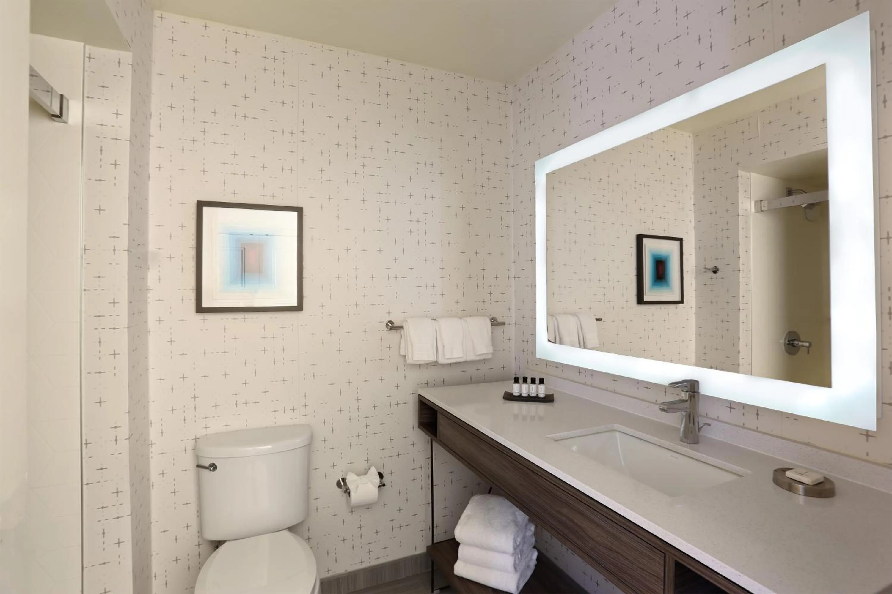 Bathroom in Crowne Plaza Atlanta Perimeter at Ravinia by IHG