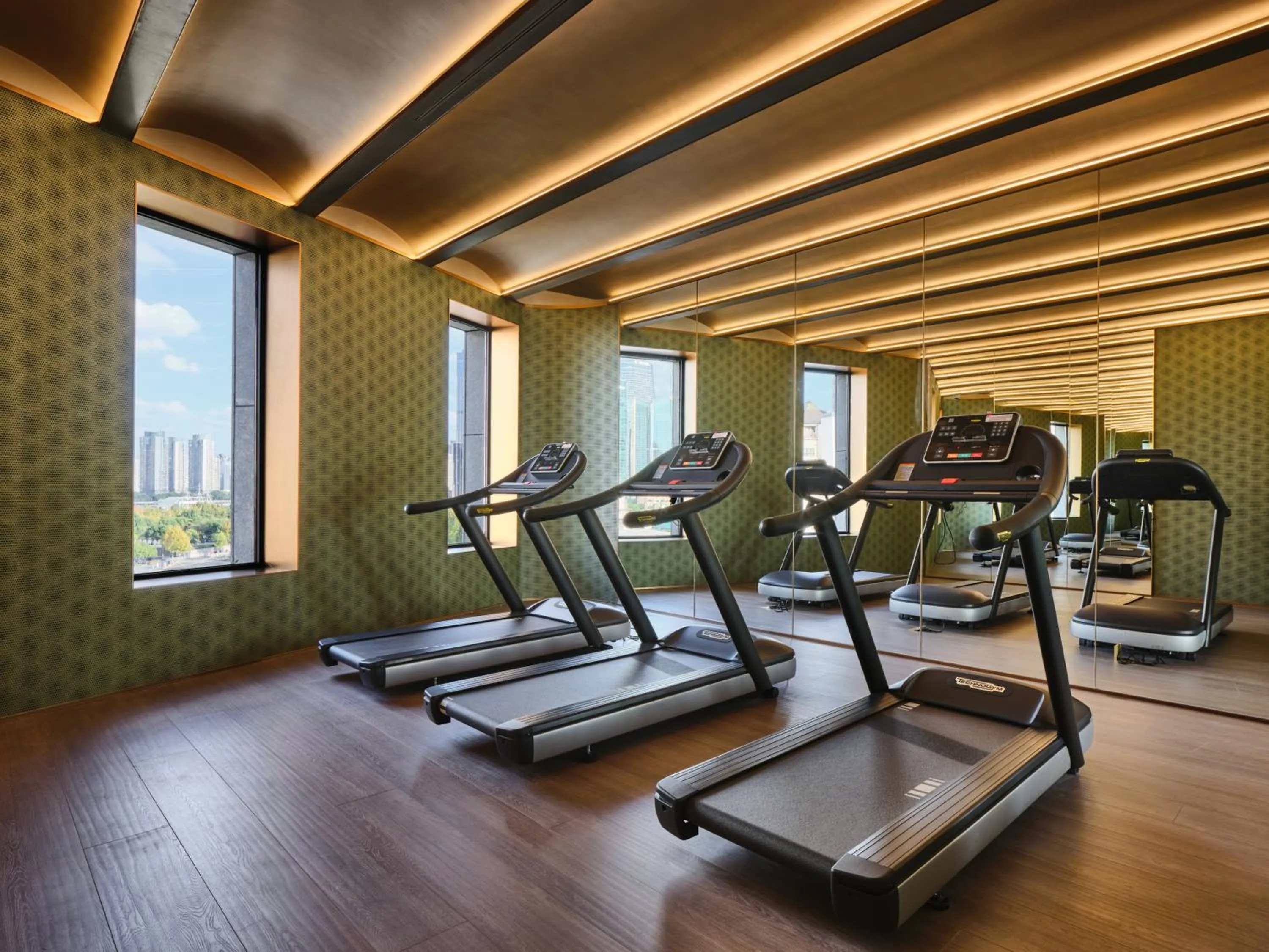 Fitness centre/facilities in Blossom House Shanghai On The Bund