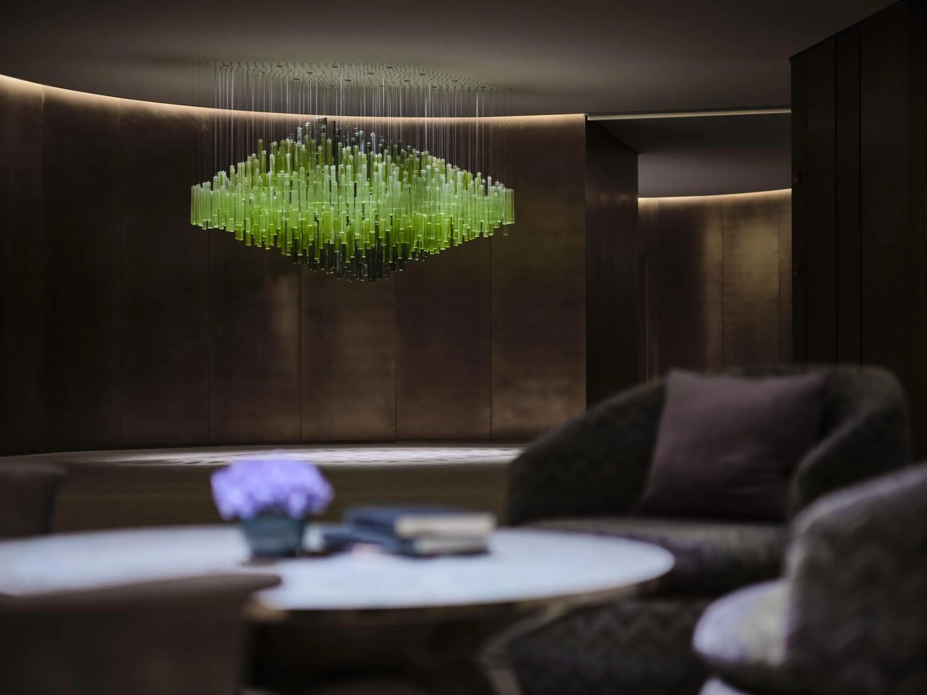 Seating area in Blossom House Shanghai On The Bund