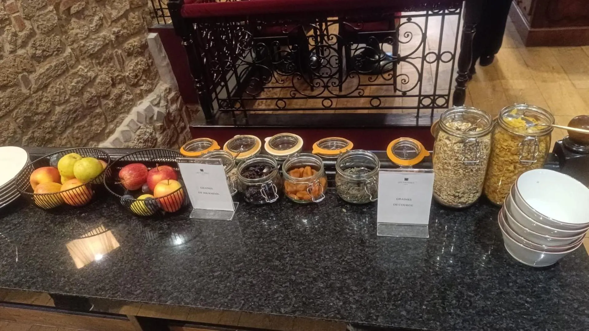 Buffet breakfast in Hotel Les Théâtres