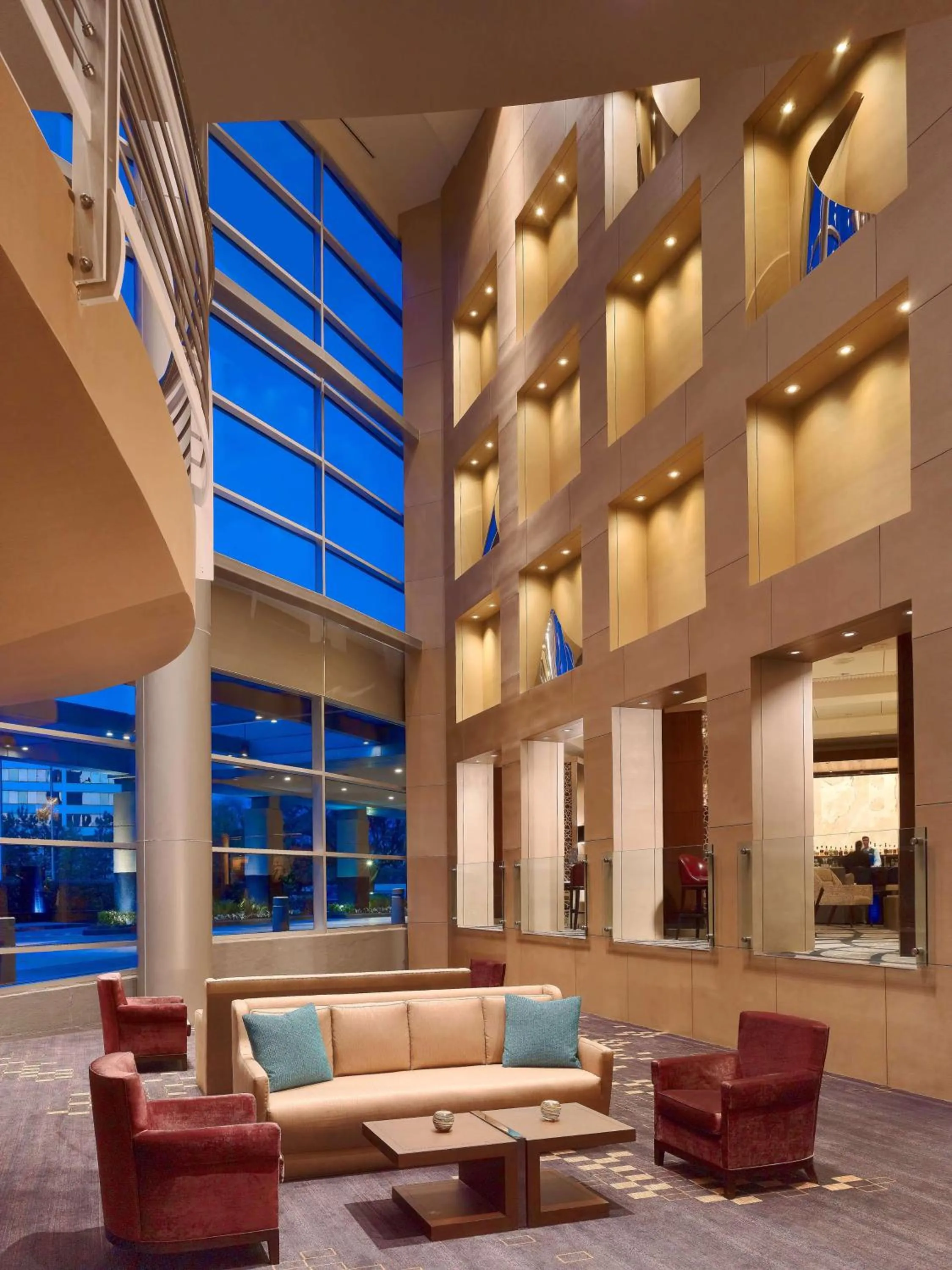 Lobby or reception in The Royal Sonesta Houston Galleria