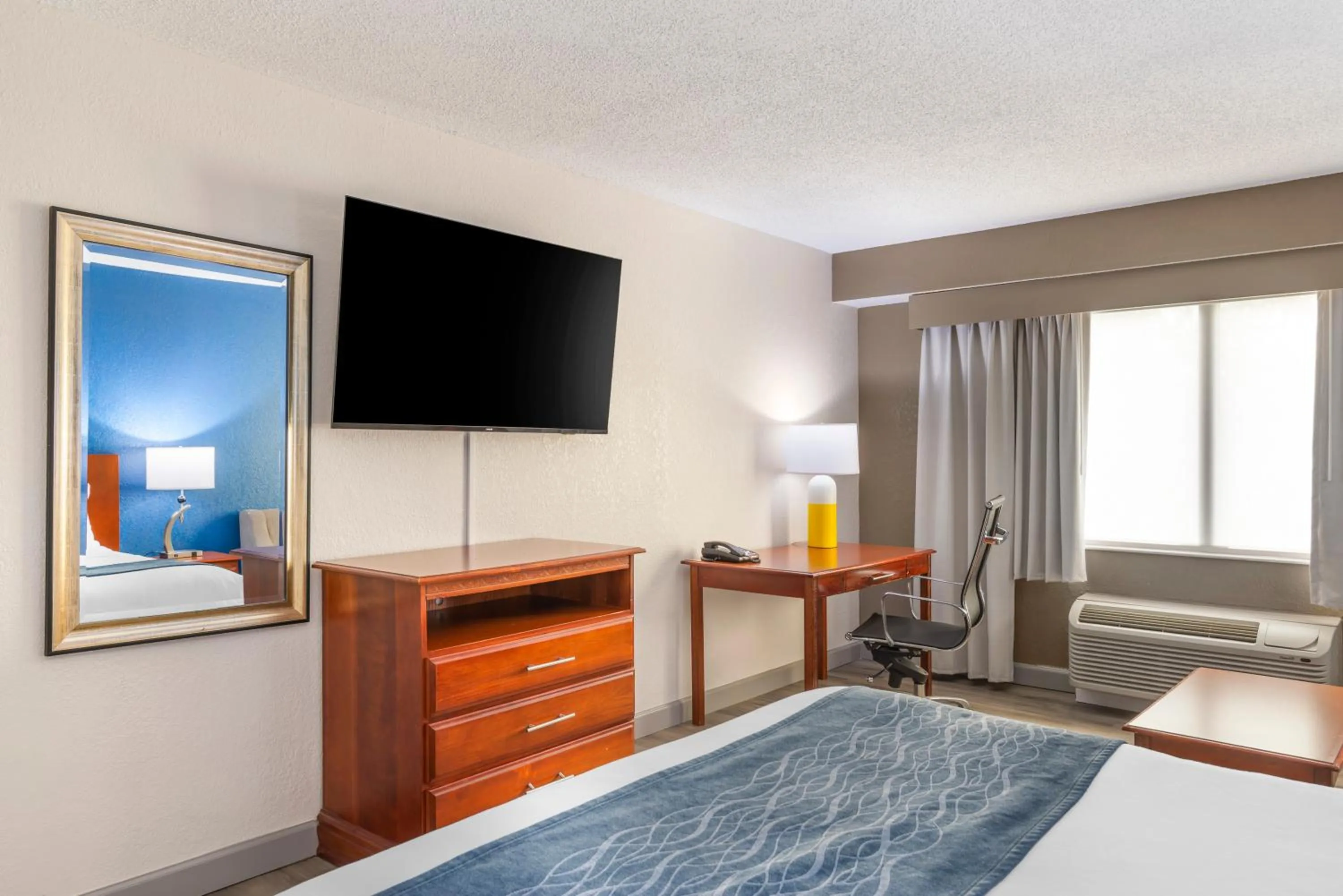 TV and multimedia, Bed in Comfort Inn Alpharetta-Atlanta North