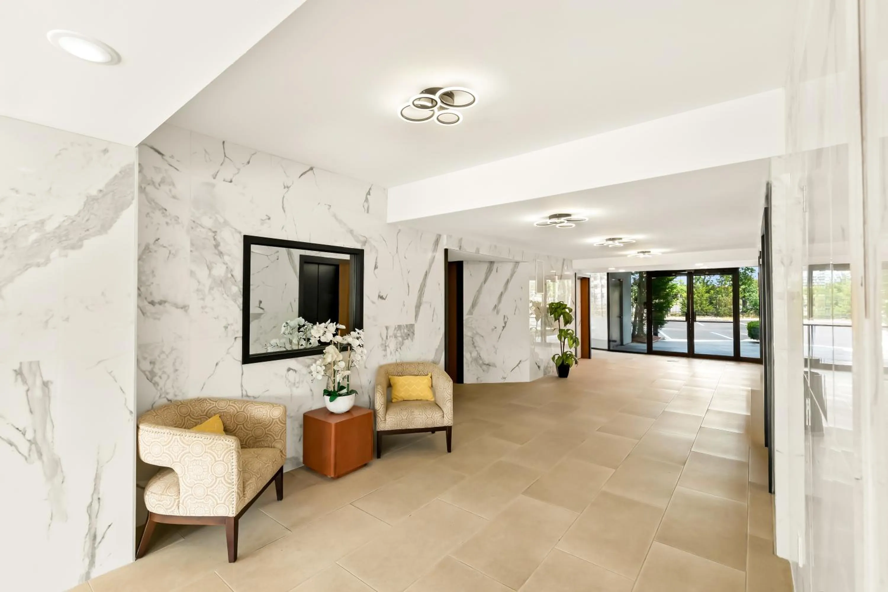 Seating area in Sonesta Essential Atlantic City West