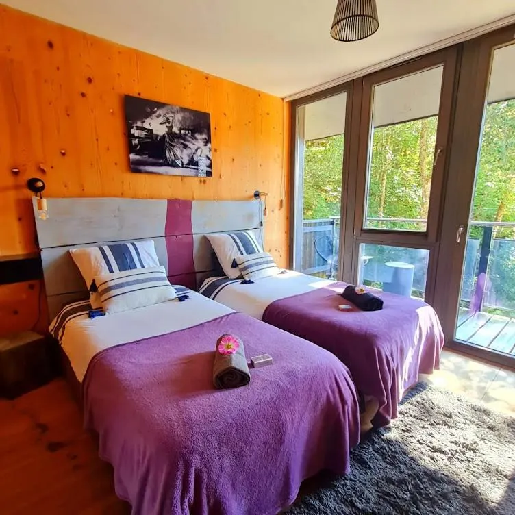 Photo of the whole room in Le Chalet Du Blanc Spa yoga