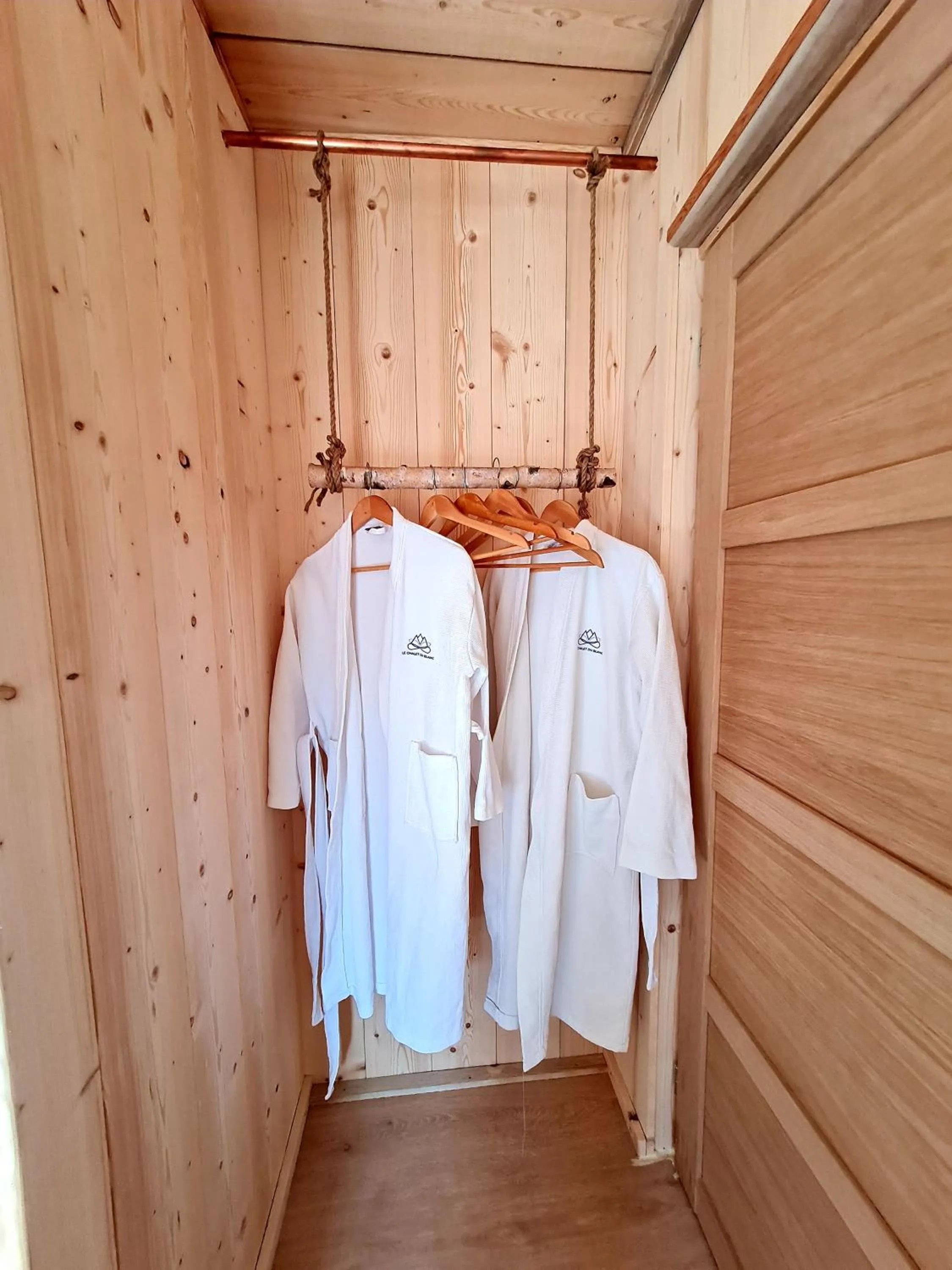 storage in Le Chalet Du Blanc Spa yoga
