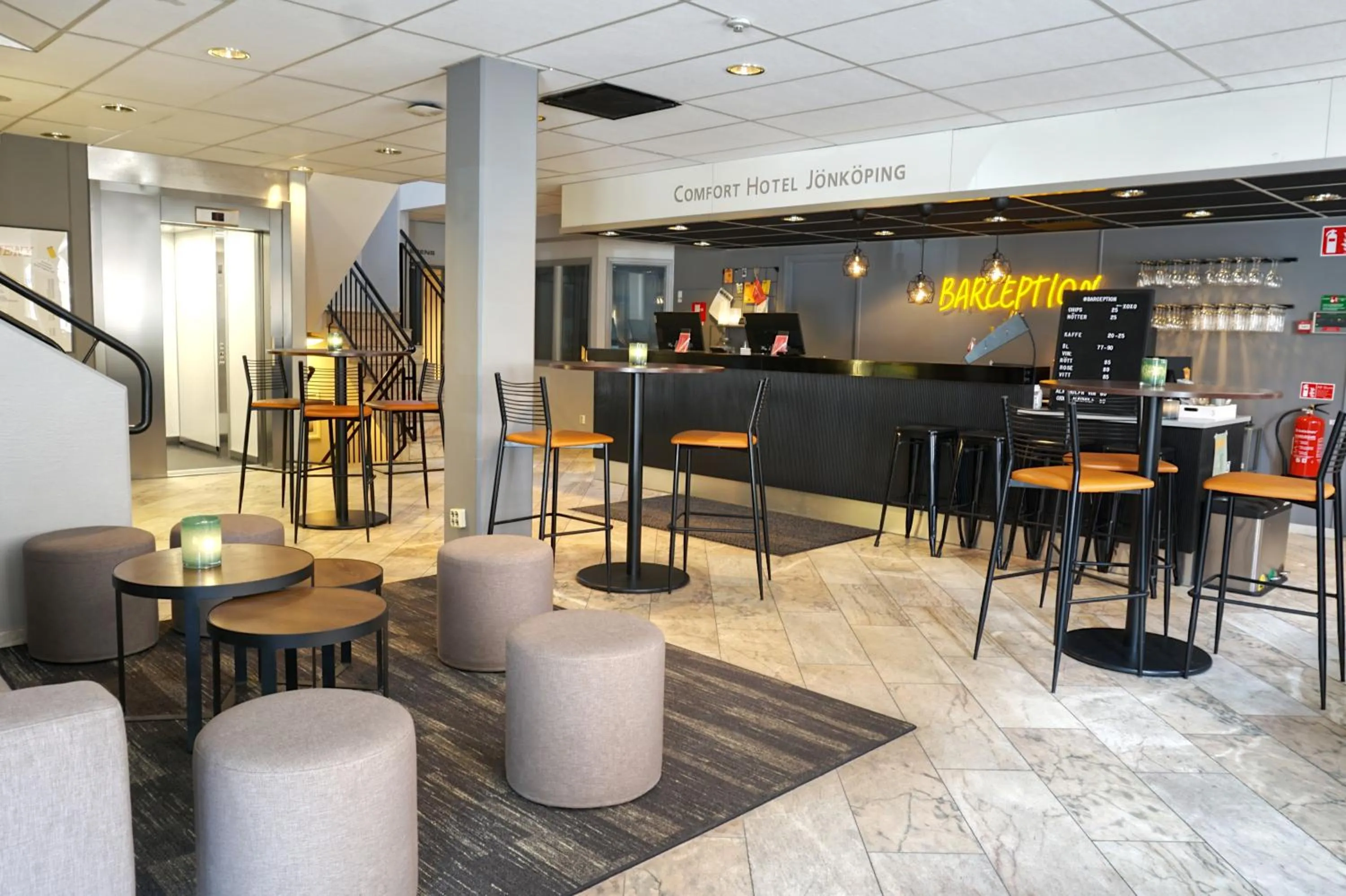 Lobby or reception in Comfort Hotel Jönköping
