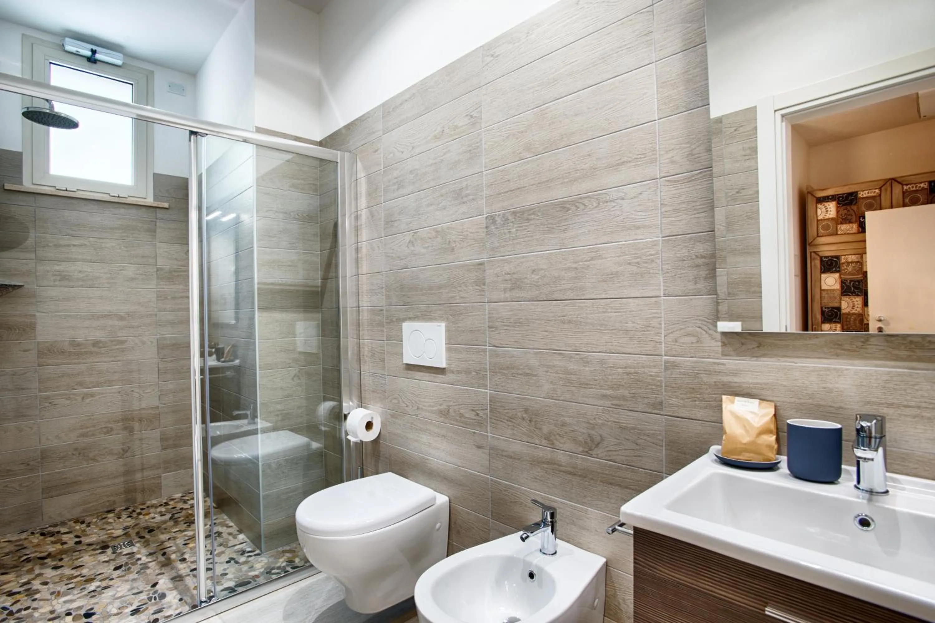 Bathroom in Hotel Villa Esedra