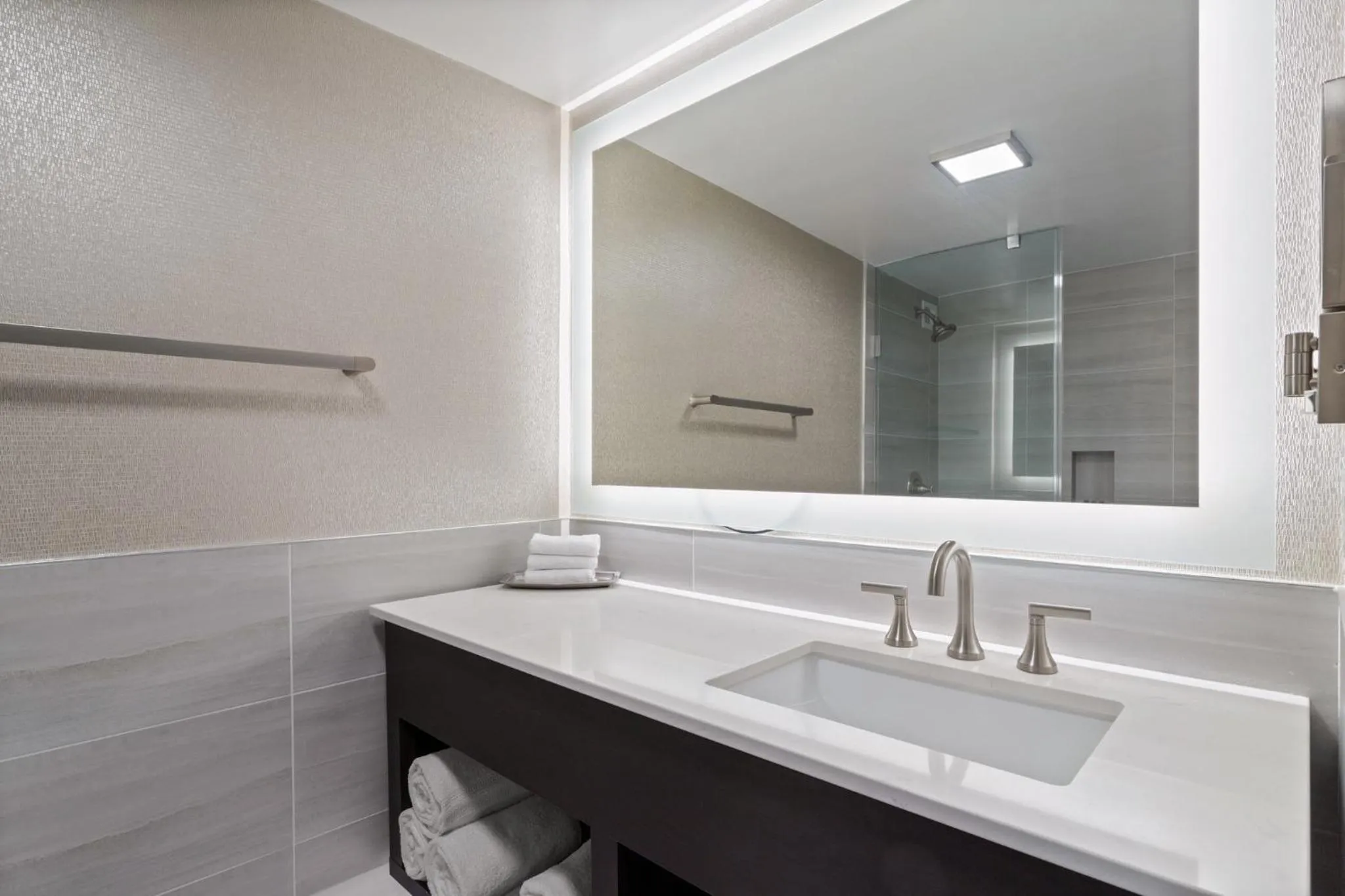 Bathroom in Crowne Plaza Executive Center Baton Rouge by IHG