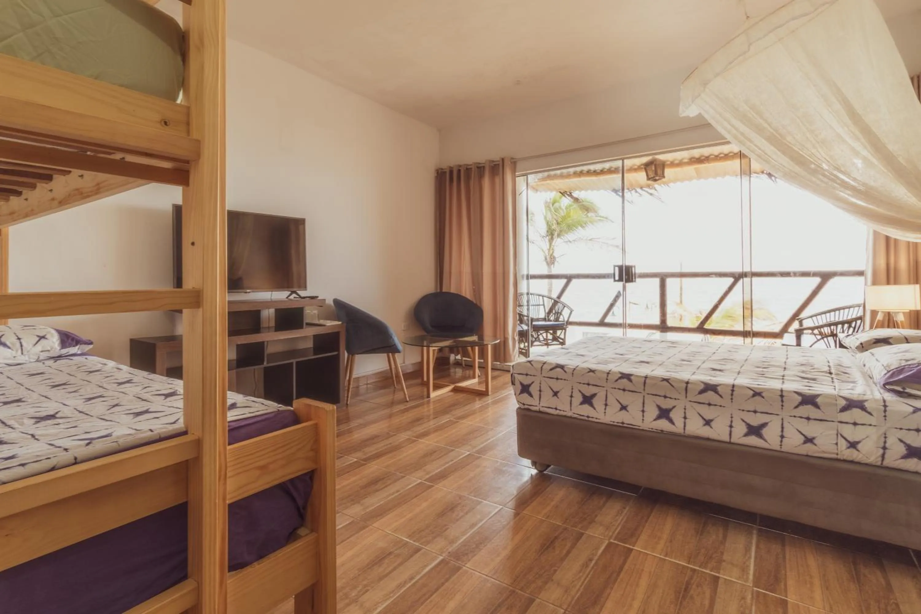 Photo of the whole room, Bed in Blue Ocean