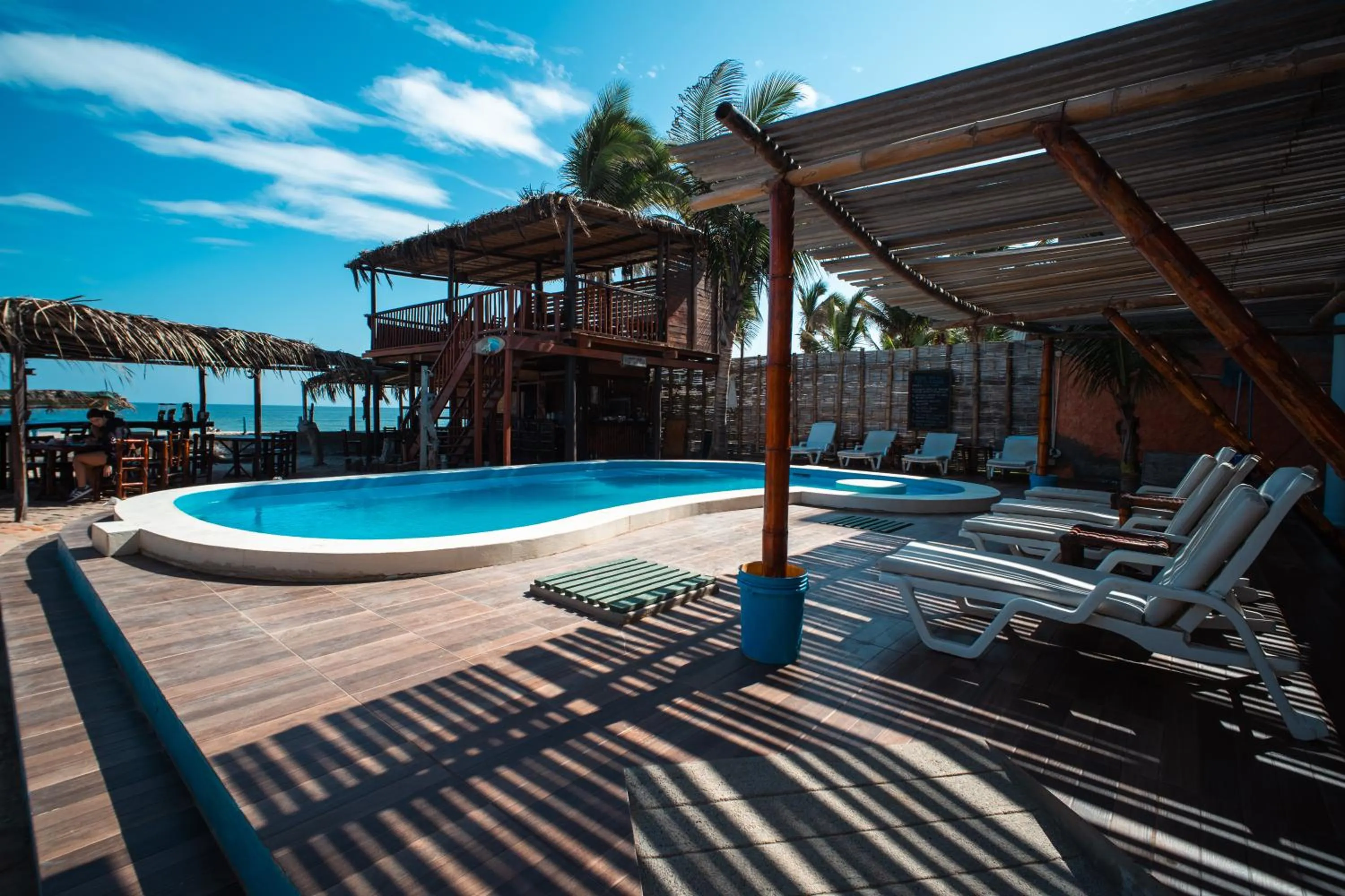 Swimming pool in Blue Ocean