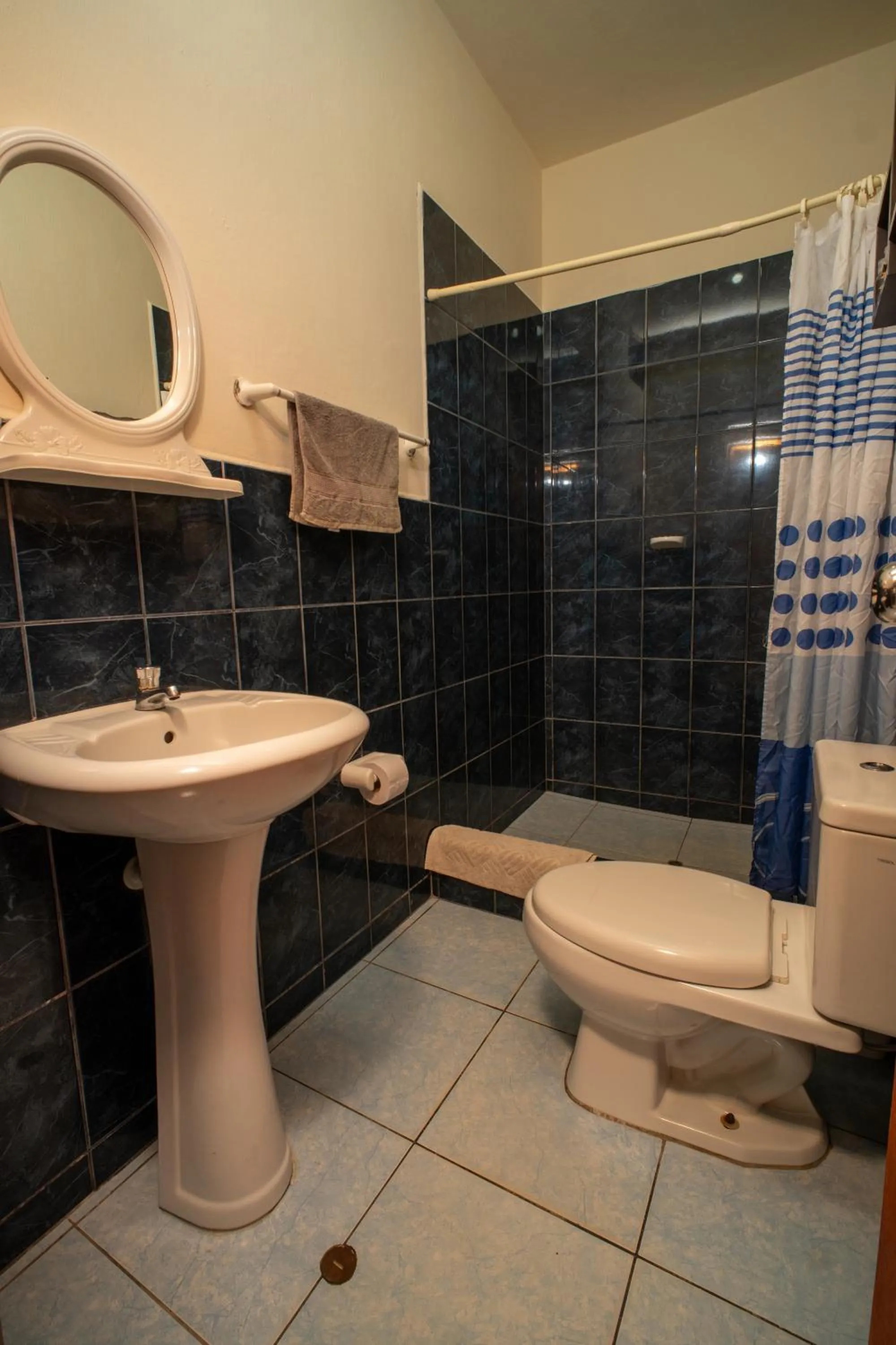 Shower in Blue Ocean