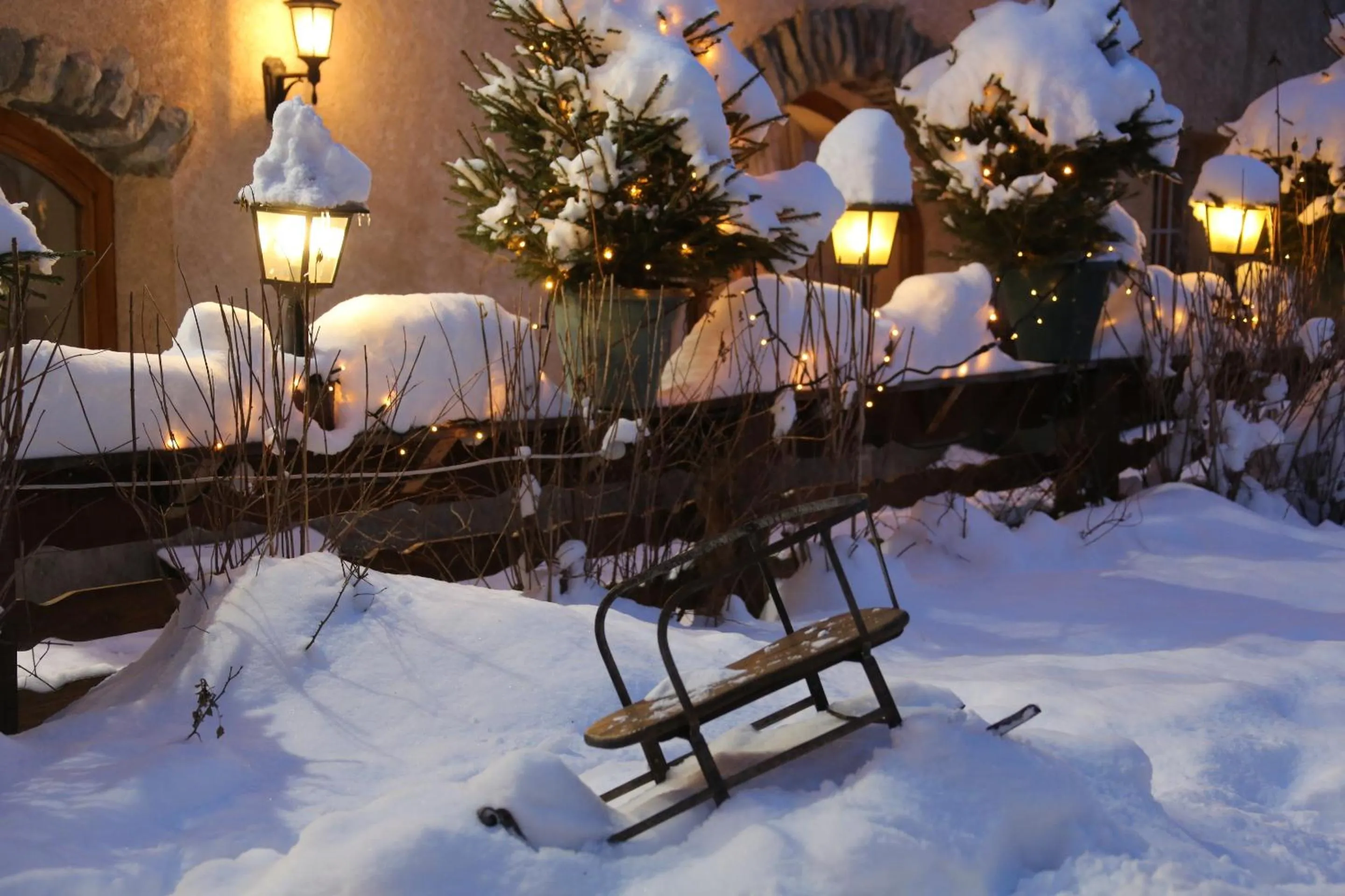 Winter in L'Auberge du Choucas