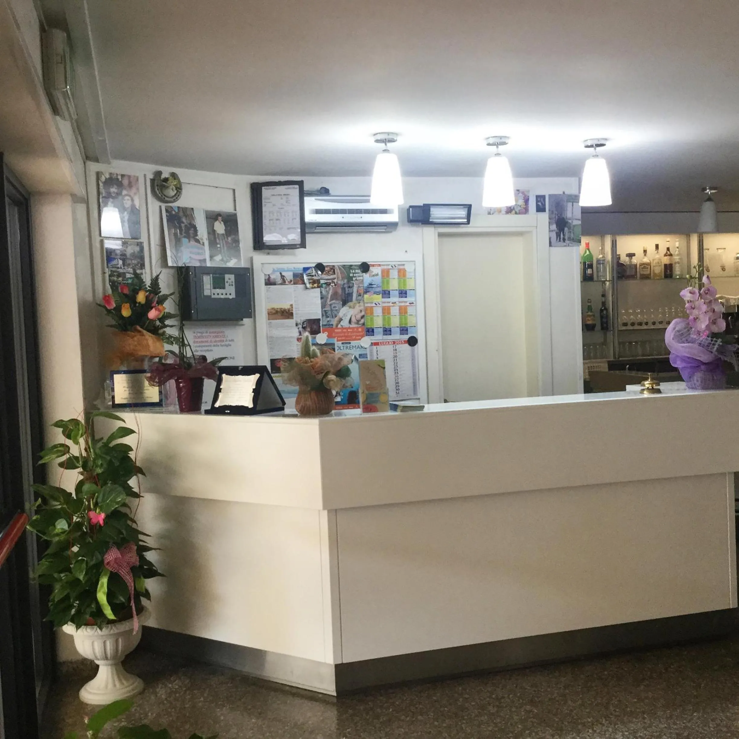 Lobby or reception in Hotel Diamante 5 minuti dalla fiera di rimini CON PARCHEGGIO INCLUSO