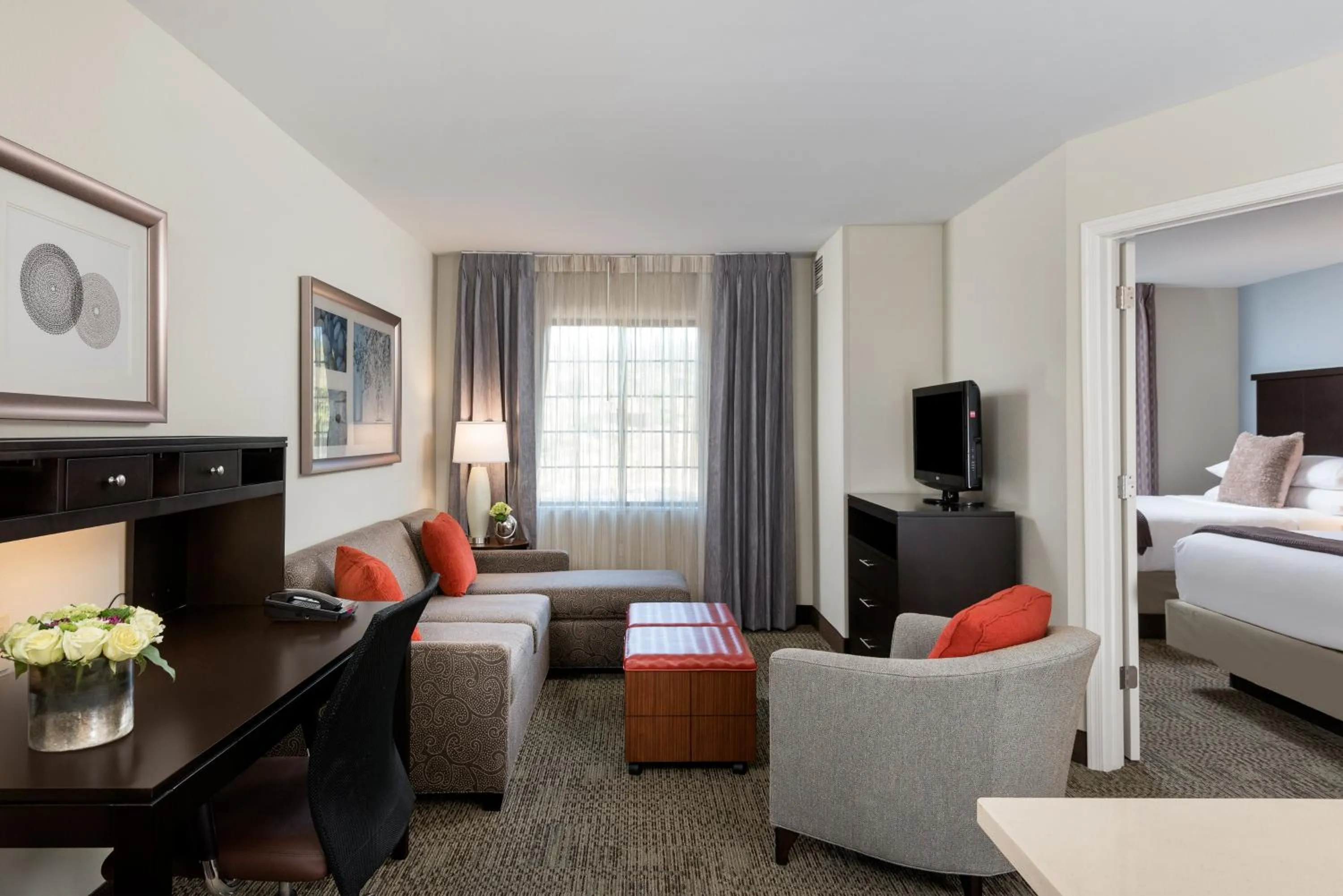 Photo of the whole room, Bed in Staybridge Suites Chantilly Dulles Airport by IHG