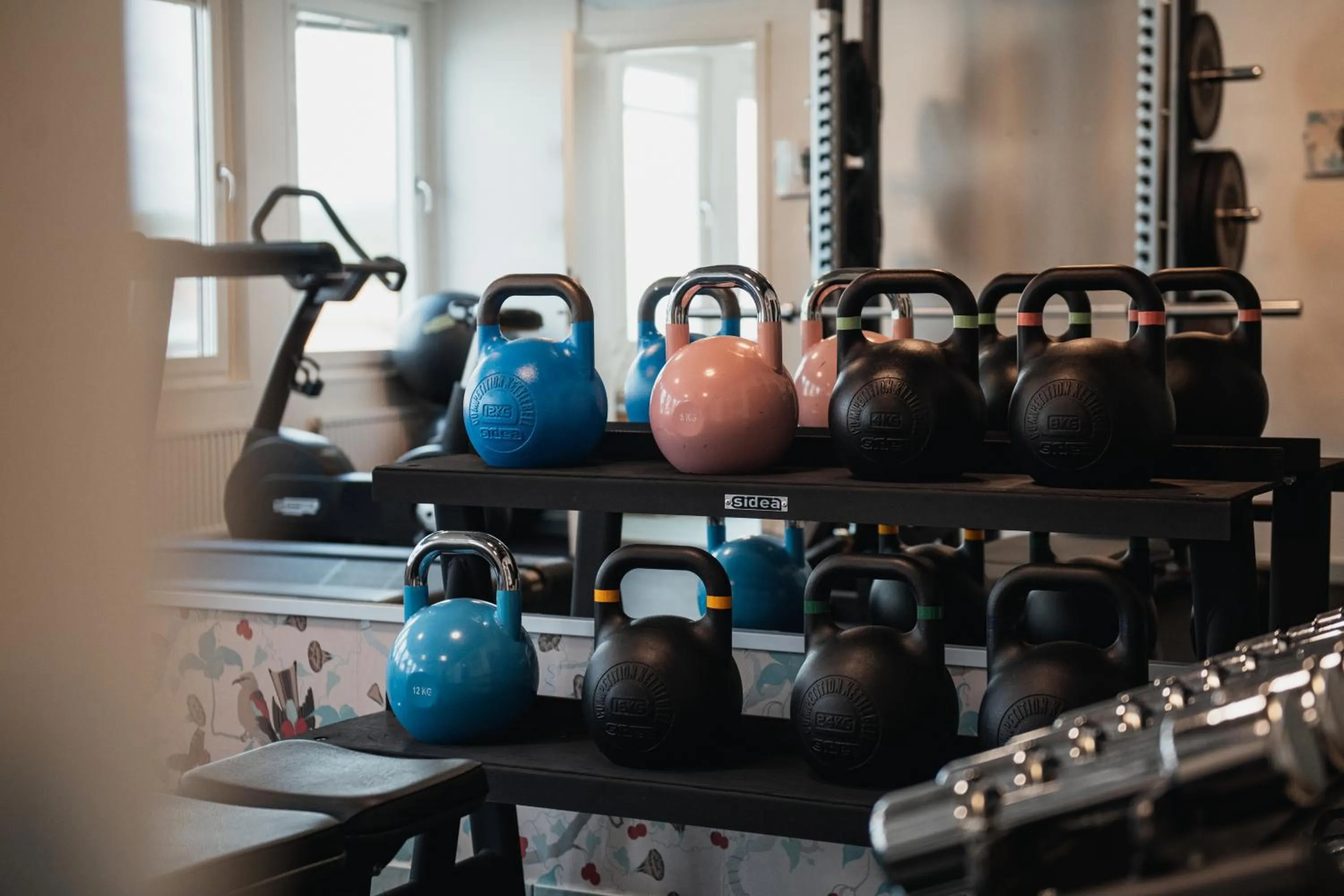 Fitness centre/facilities in Home Hotel Etage