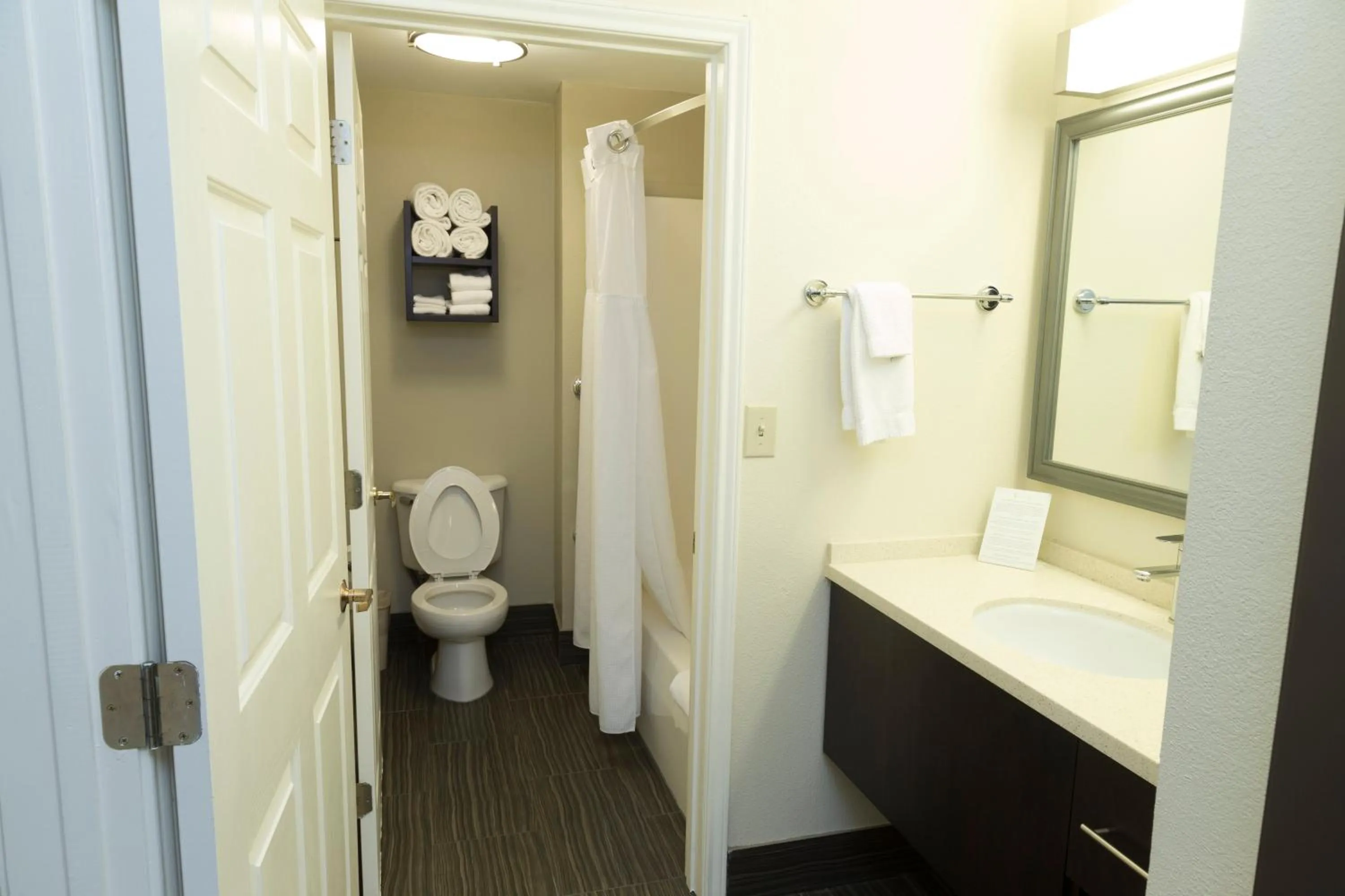 Bathroom in Staybridge Suites Indianapolis-Fishers by IHG
