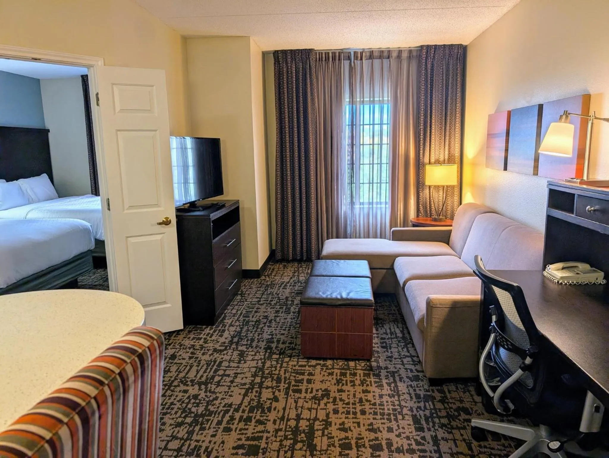 Photo of the whole room, Bed in Staybridge Suites Indianapolis-Fishers by IHG