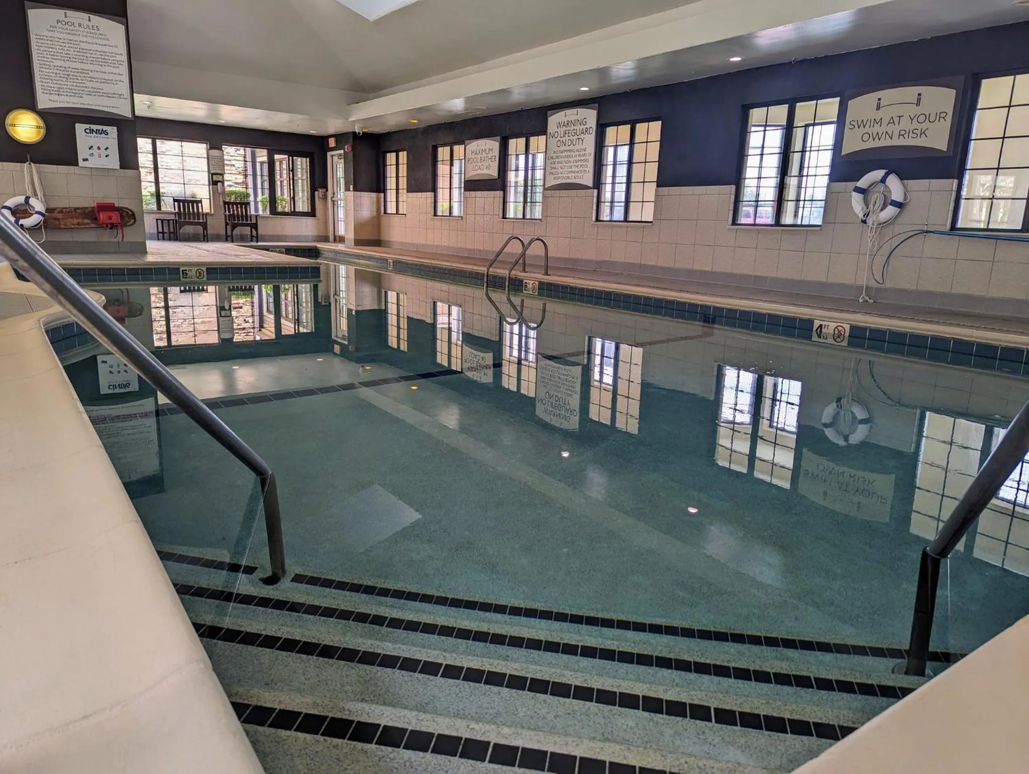 Swimming pool in Staybridge Suites Indianapolis-Fishers by IHG