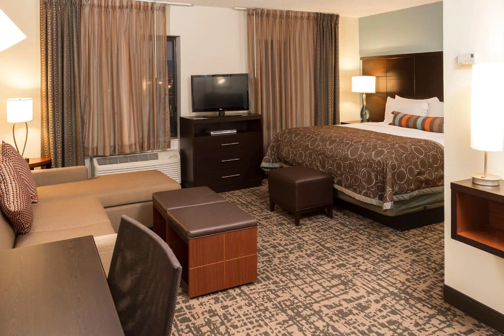 Photo of the whole room, Bed in Staybridge Suites Indianapolis-Fishers by IHG