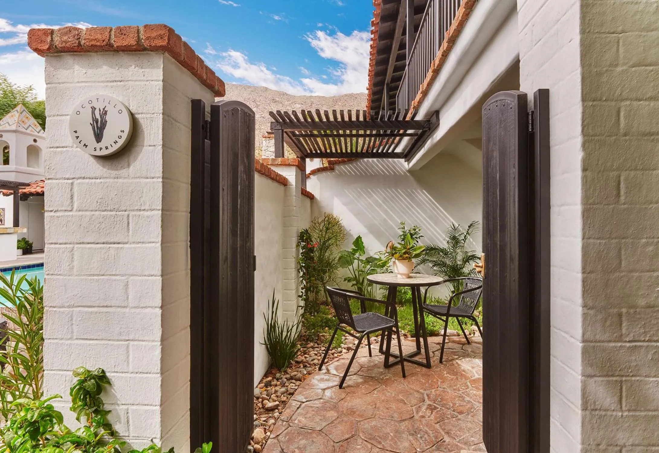 Patio in Lucille Palm Springs