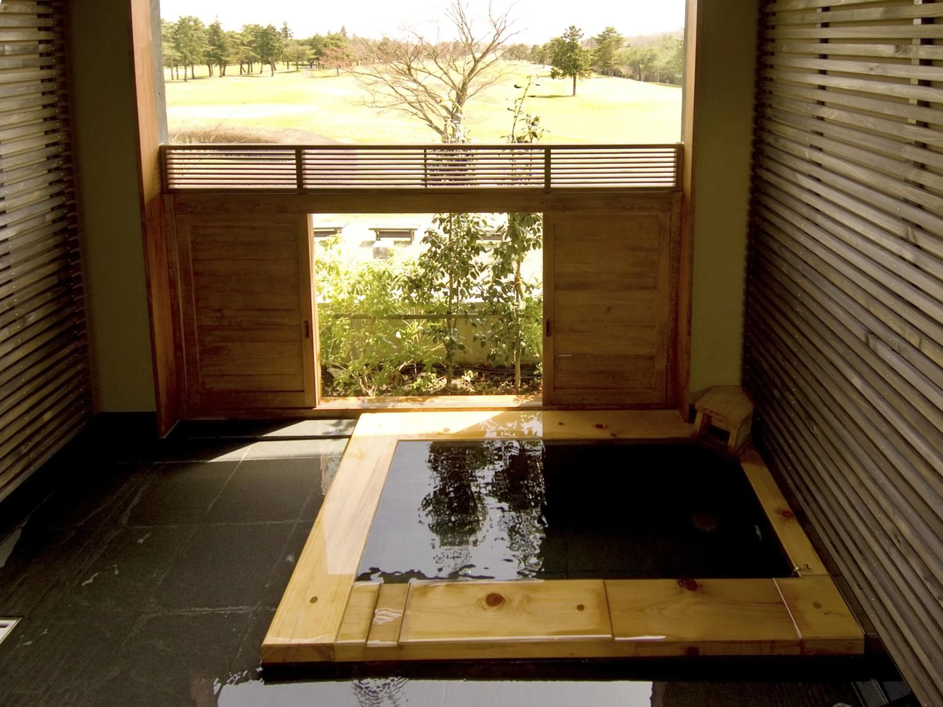 Hot Spring Bath in Wellness Forest Nasu