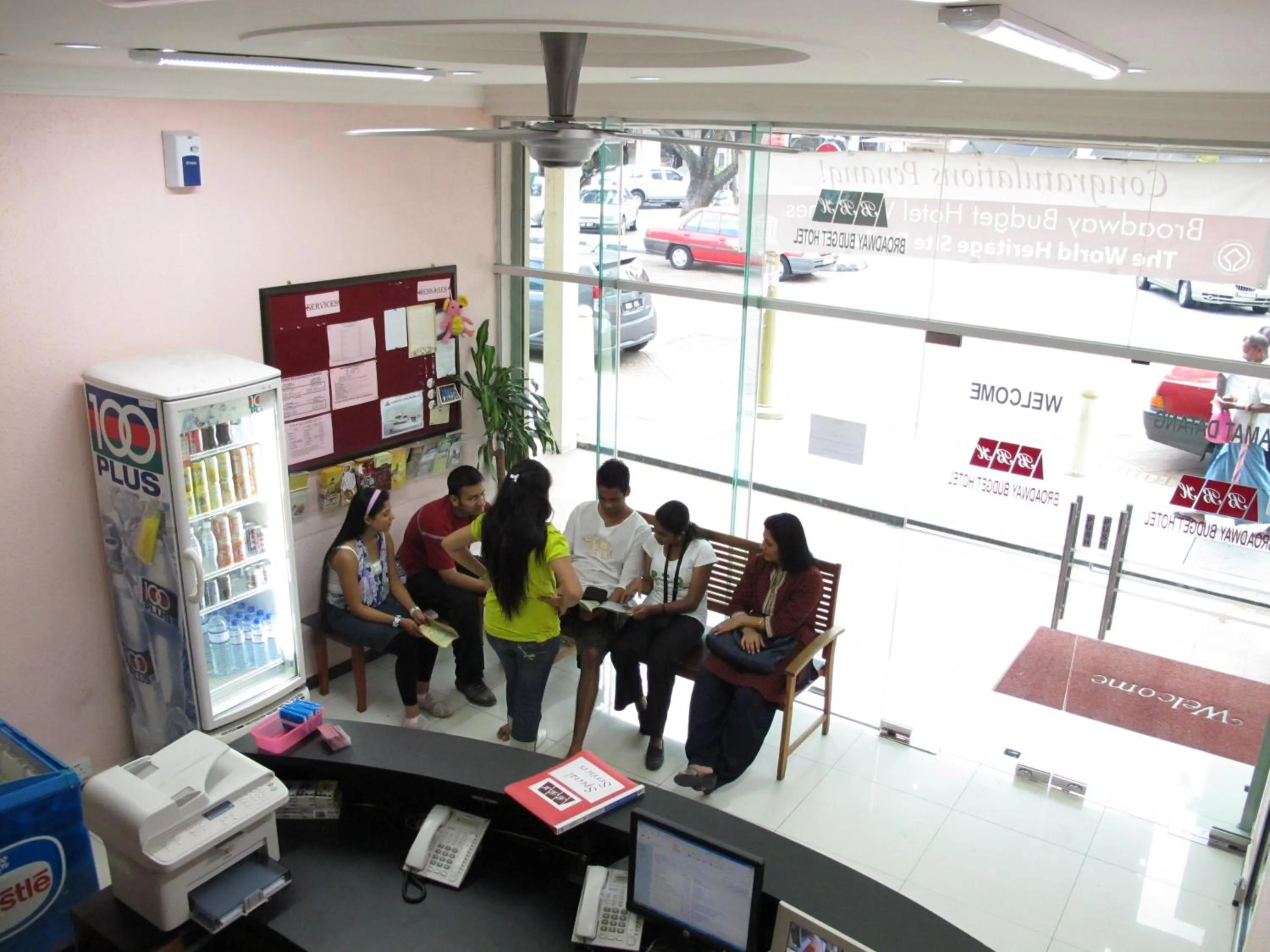 Lobby or reception in Broadway Budget Hotel