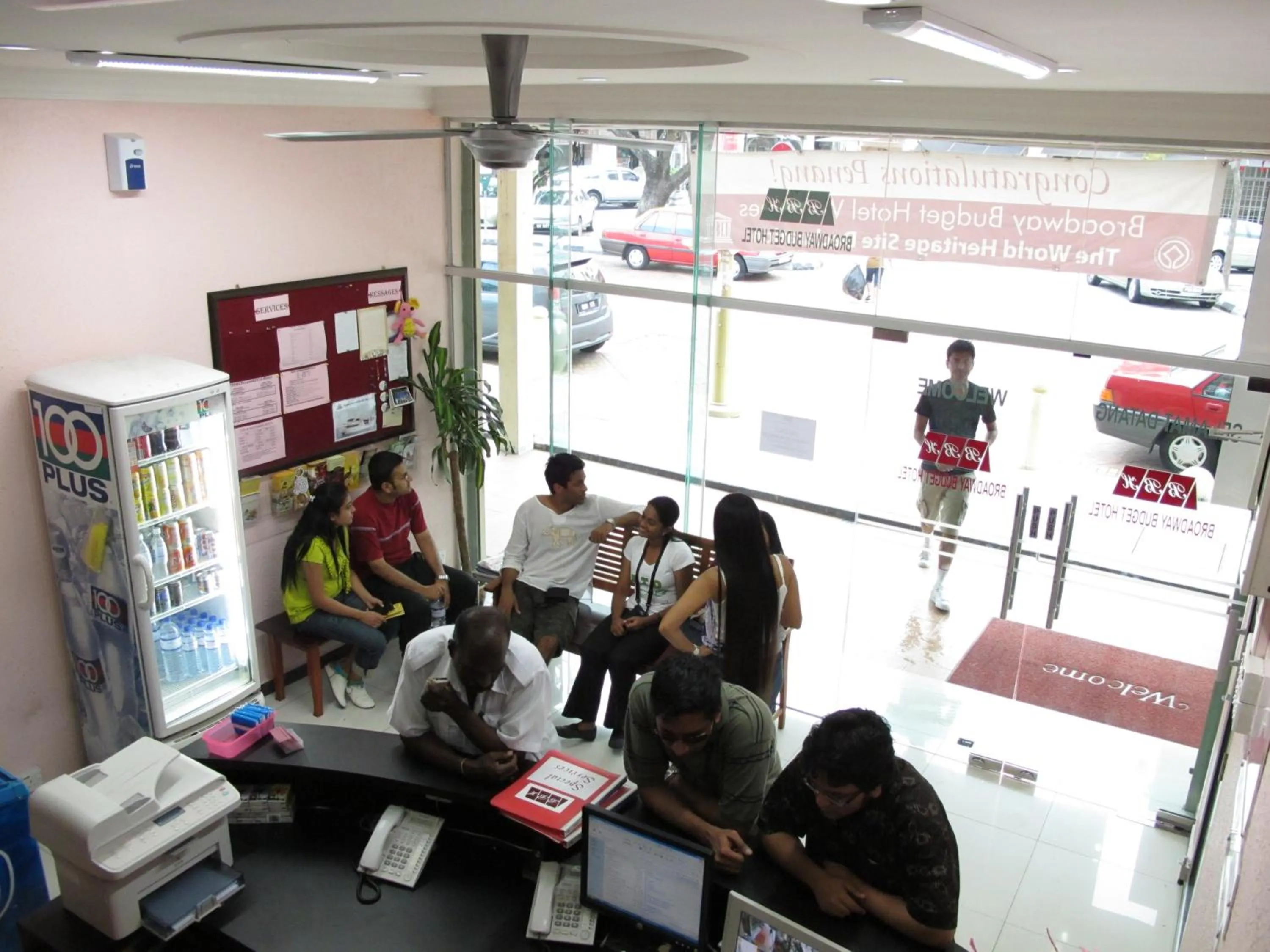 Lobby or reception in Broadway Budget Hotel