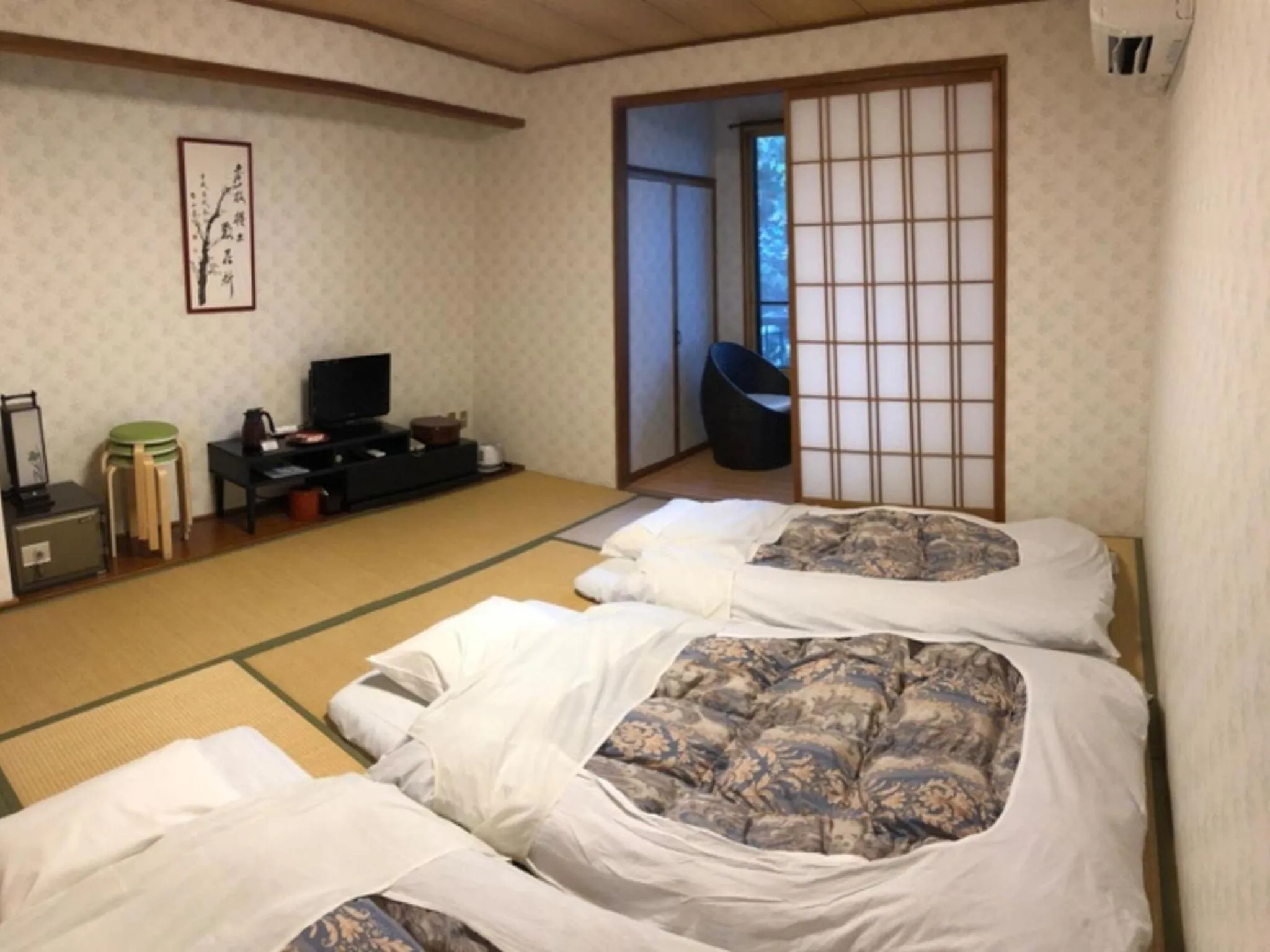 Living room, Bed in Sannouzan Onsen Zuisenkyo