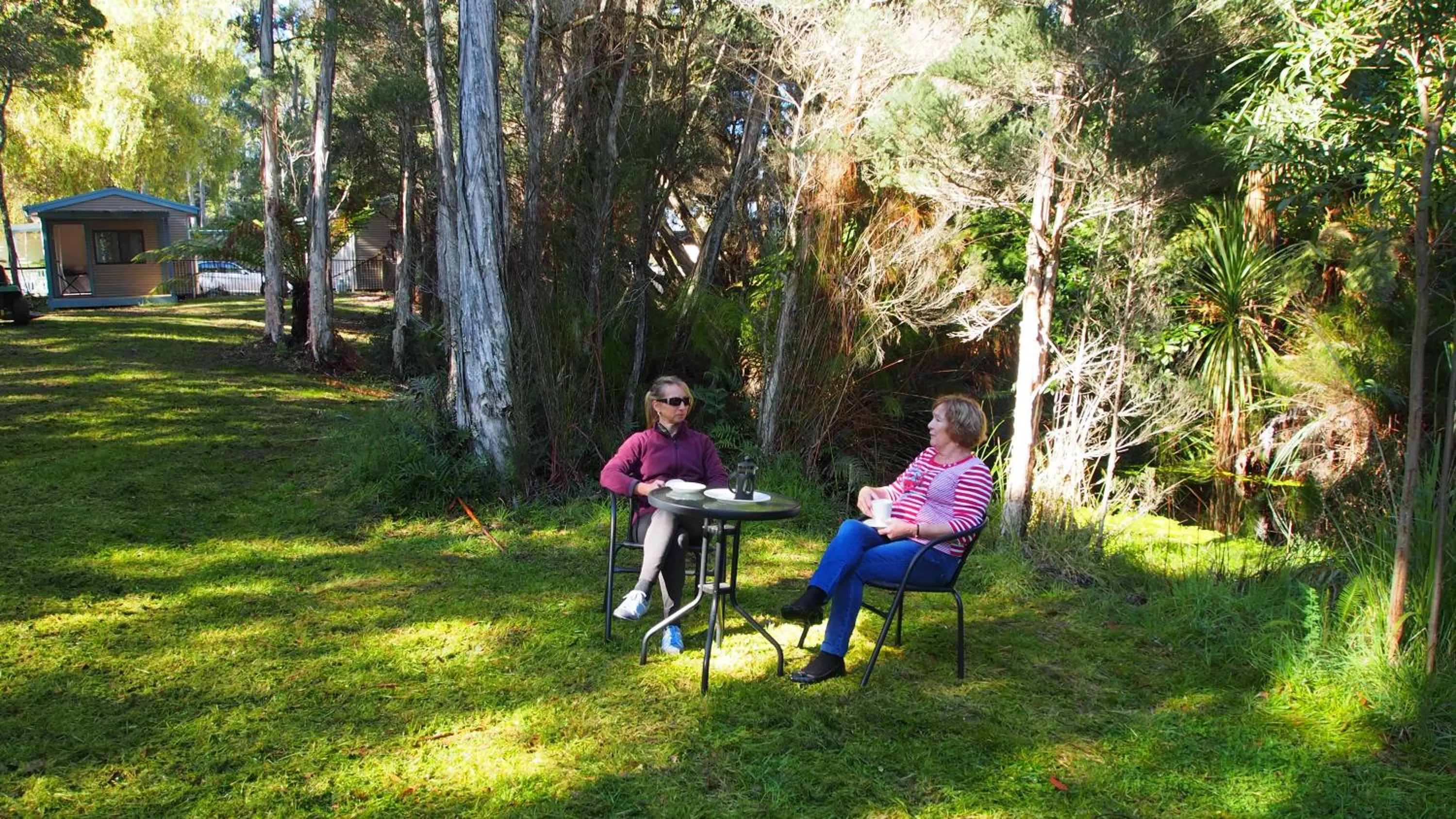 Garden in BIG4 Strahan Holiday Retreat