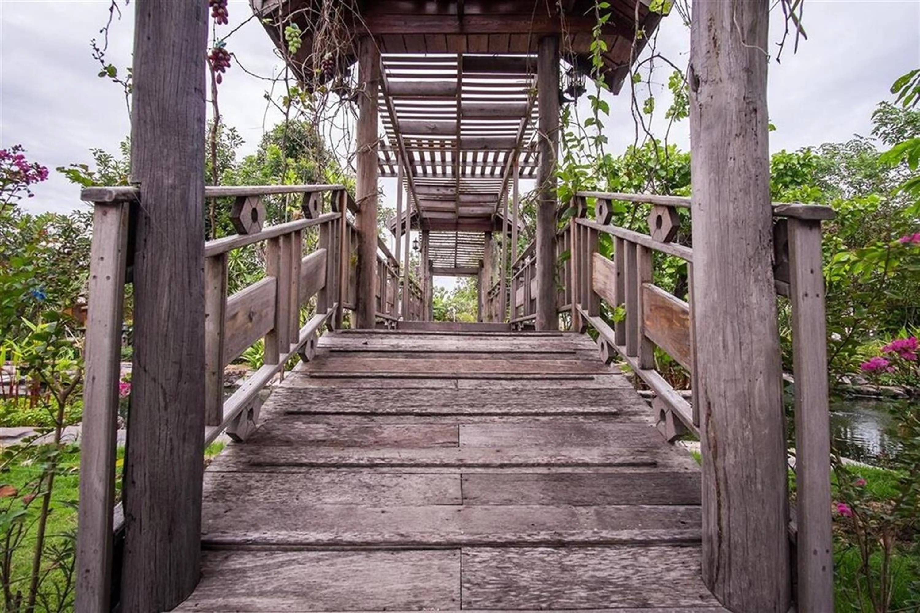 Garden in Ruentara Resort & Villa