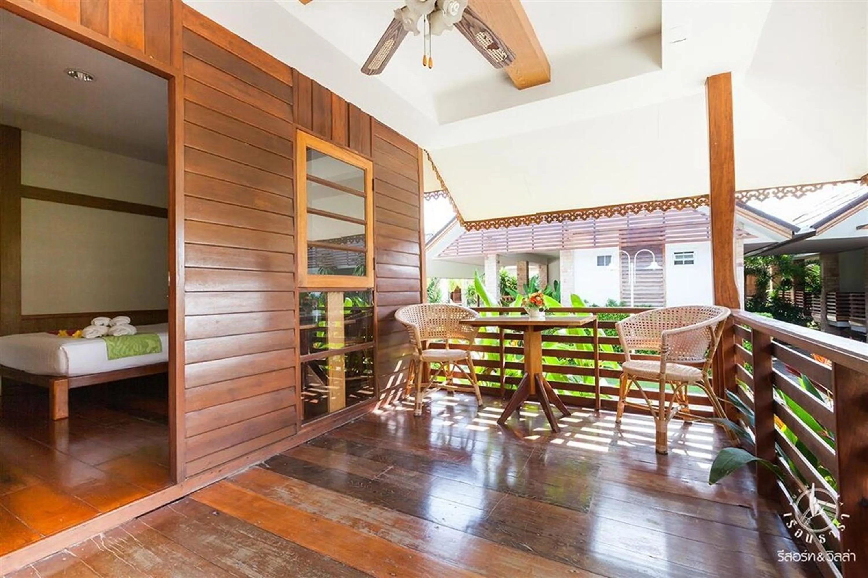 Seating area in Ruentara Resort & Villa