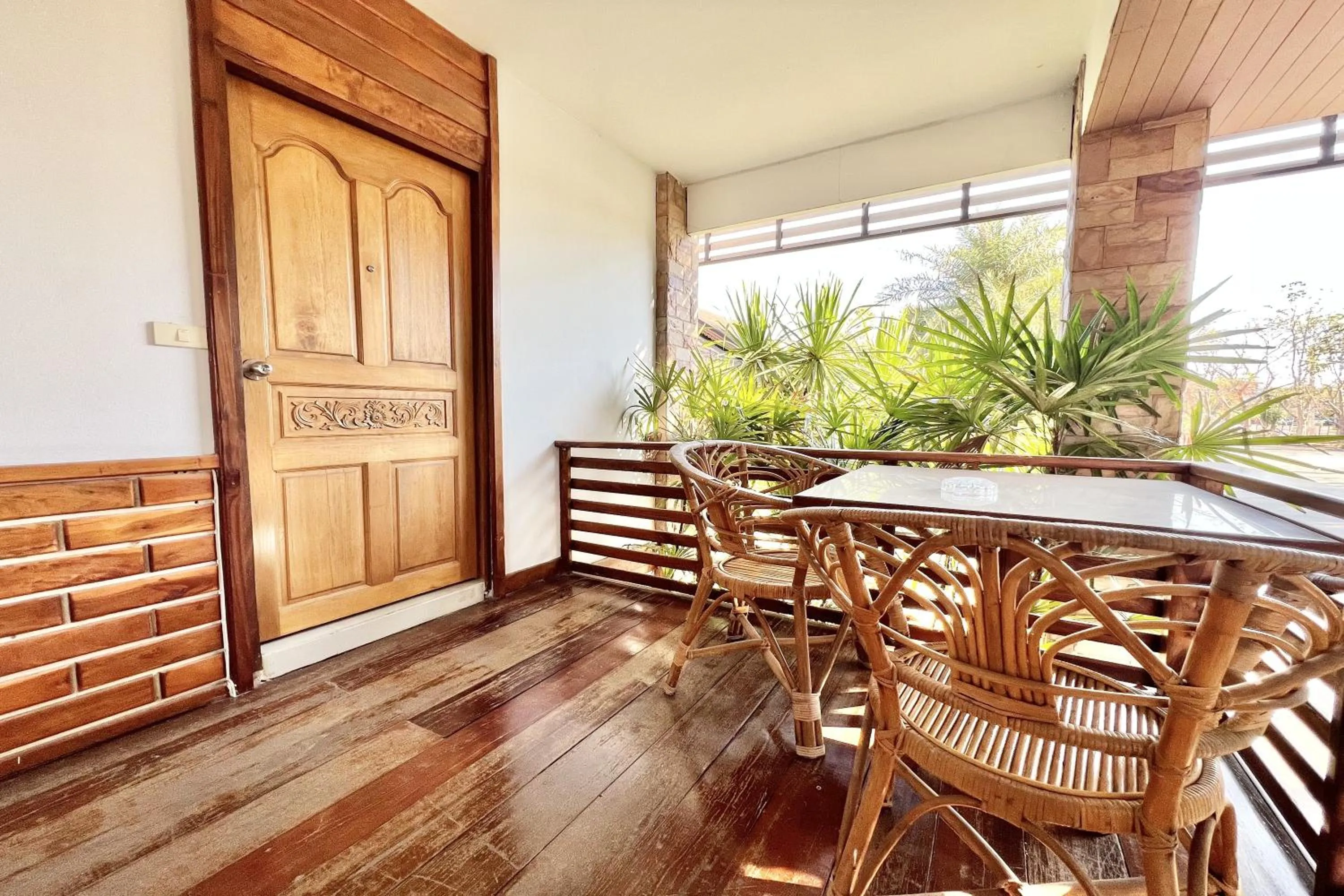 Seating area in Ruentara Resort & Villa