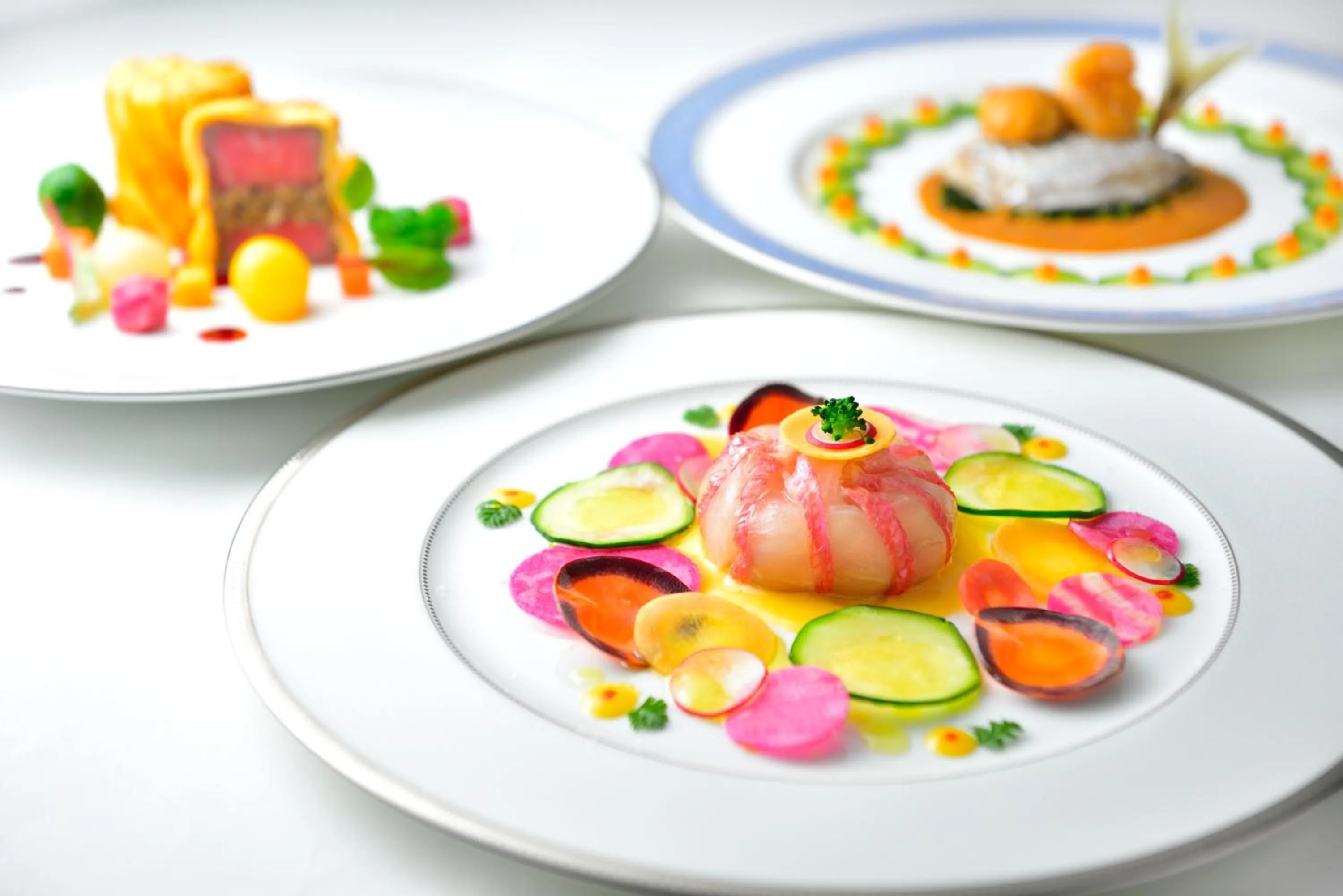 Food close-up in Auberge Fontaine Bleau Atami