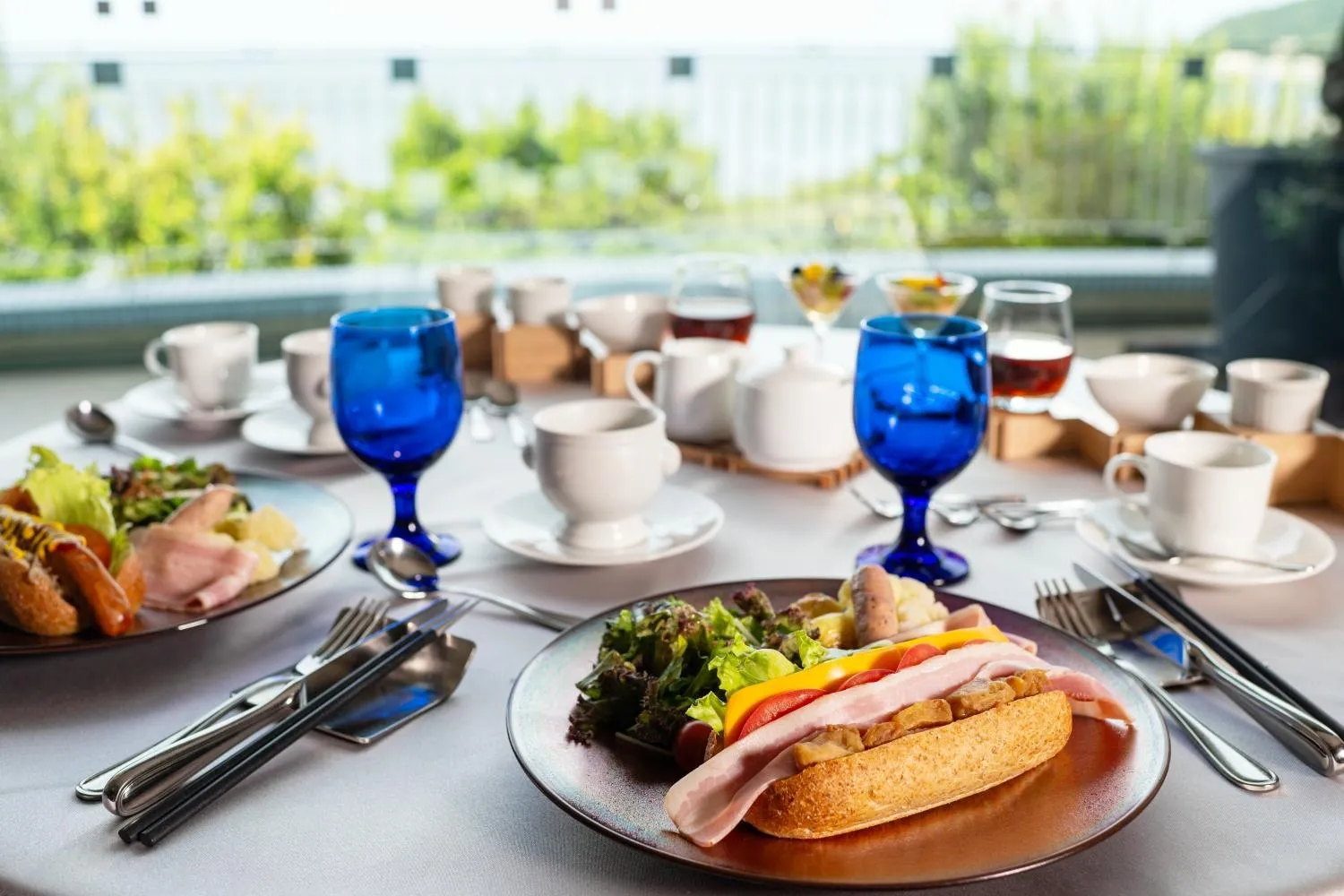 Breakfast in Auberge Fontaine Bleau Atami
