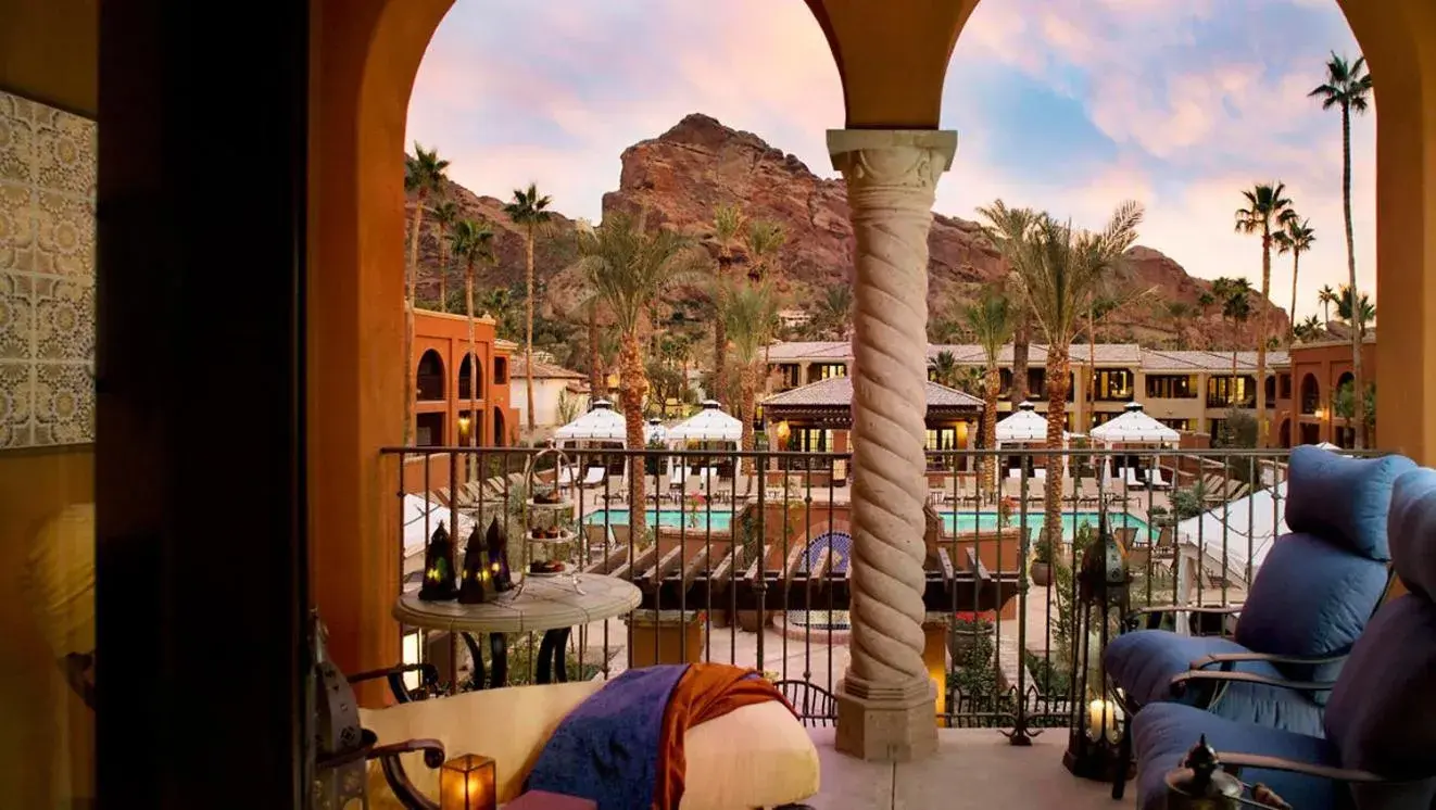 Grand Mountain View Room - 1 King Bed in Omni Scottsdale Resort & Spa at Montelucia Grand Mountain View Room - 1 King Bed in Omni Scottsdale Resort & Spa at Montelucia