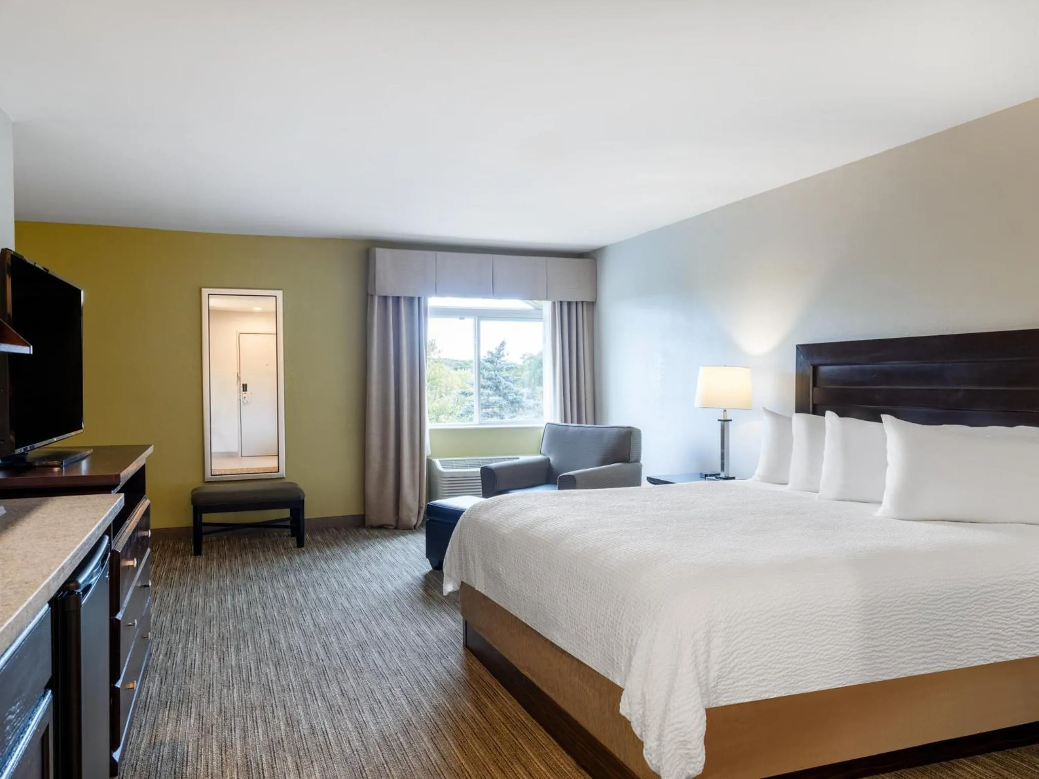 Photo of the whole room, Bed in Holiday Inn Express & Suites Chicago-Libertyville by IHG