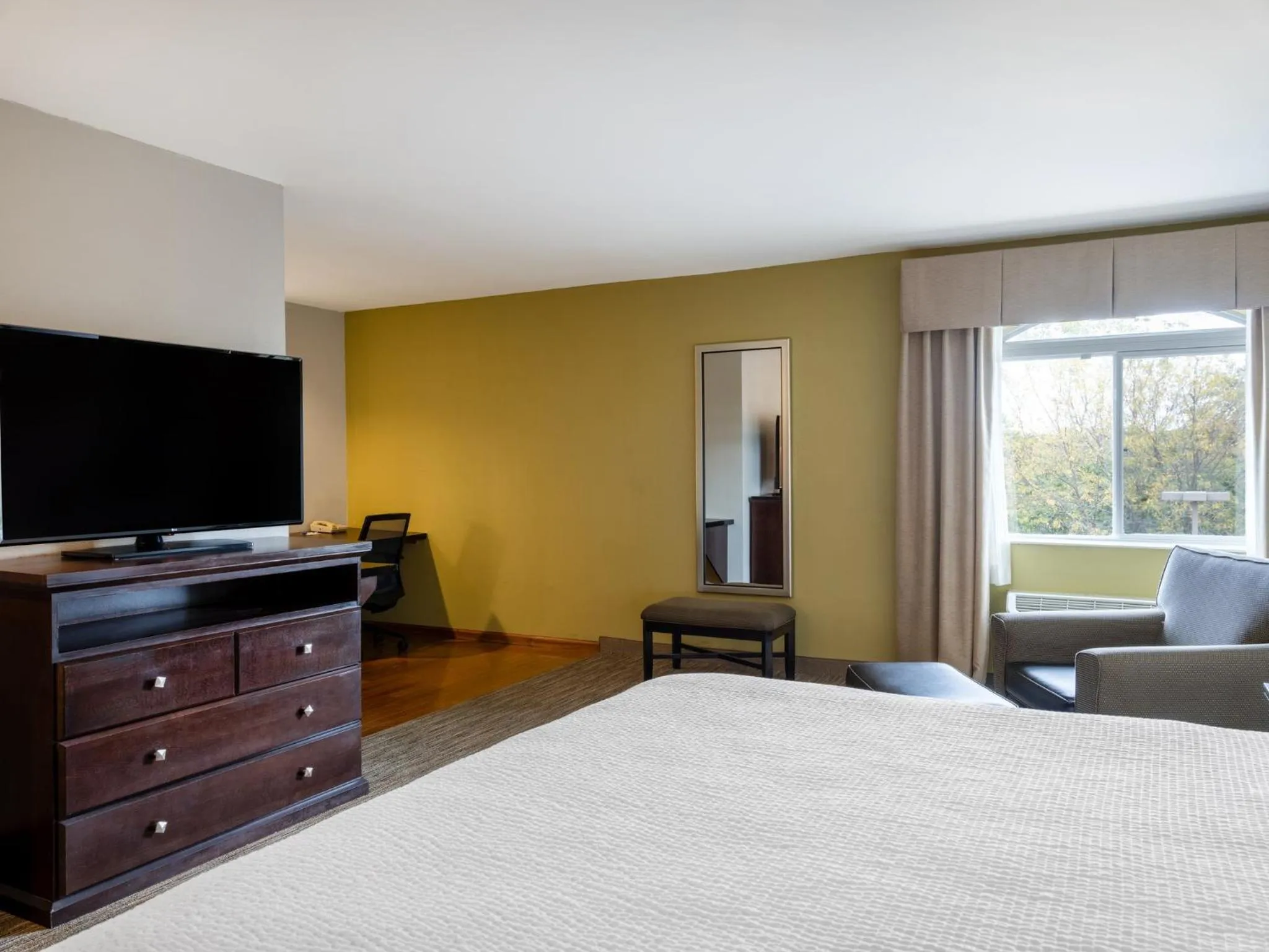 Photo of the whole room, Bed in Holiday Inn Express & Suites Chicago-Libertyville by IHG