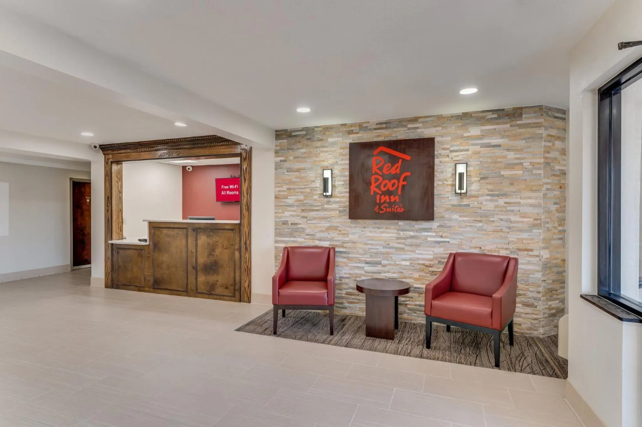 Lobby or reception in Red Roof Inn & Suites Newport - Middletown, RI