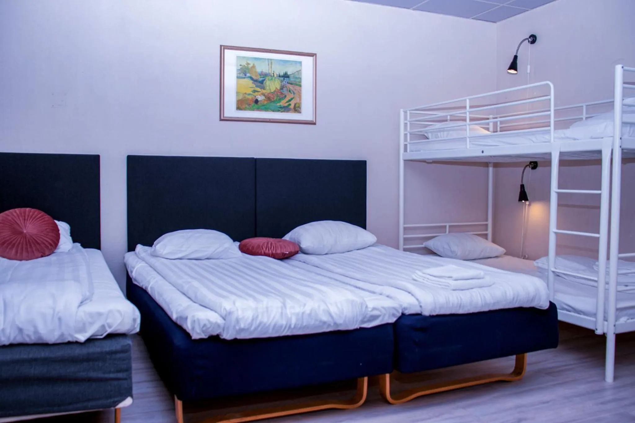 Bed in Euroway Hotel