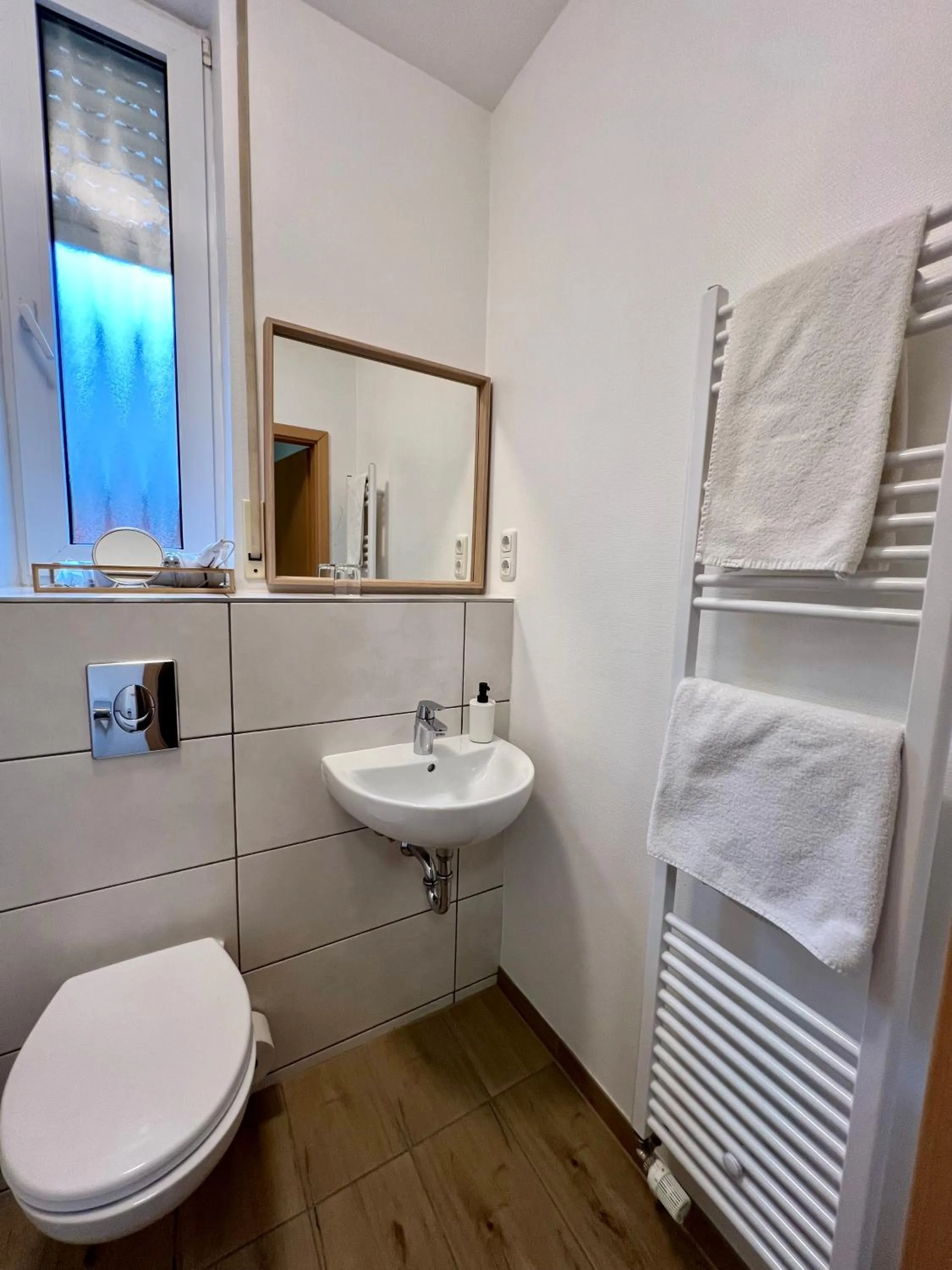 Shower in Hotel Residenz Stockstadt