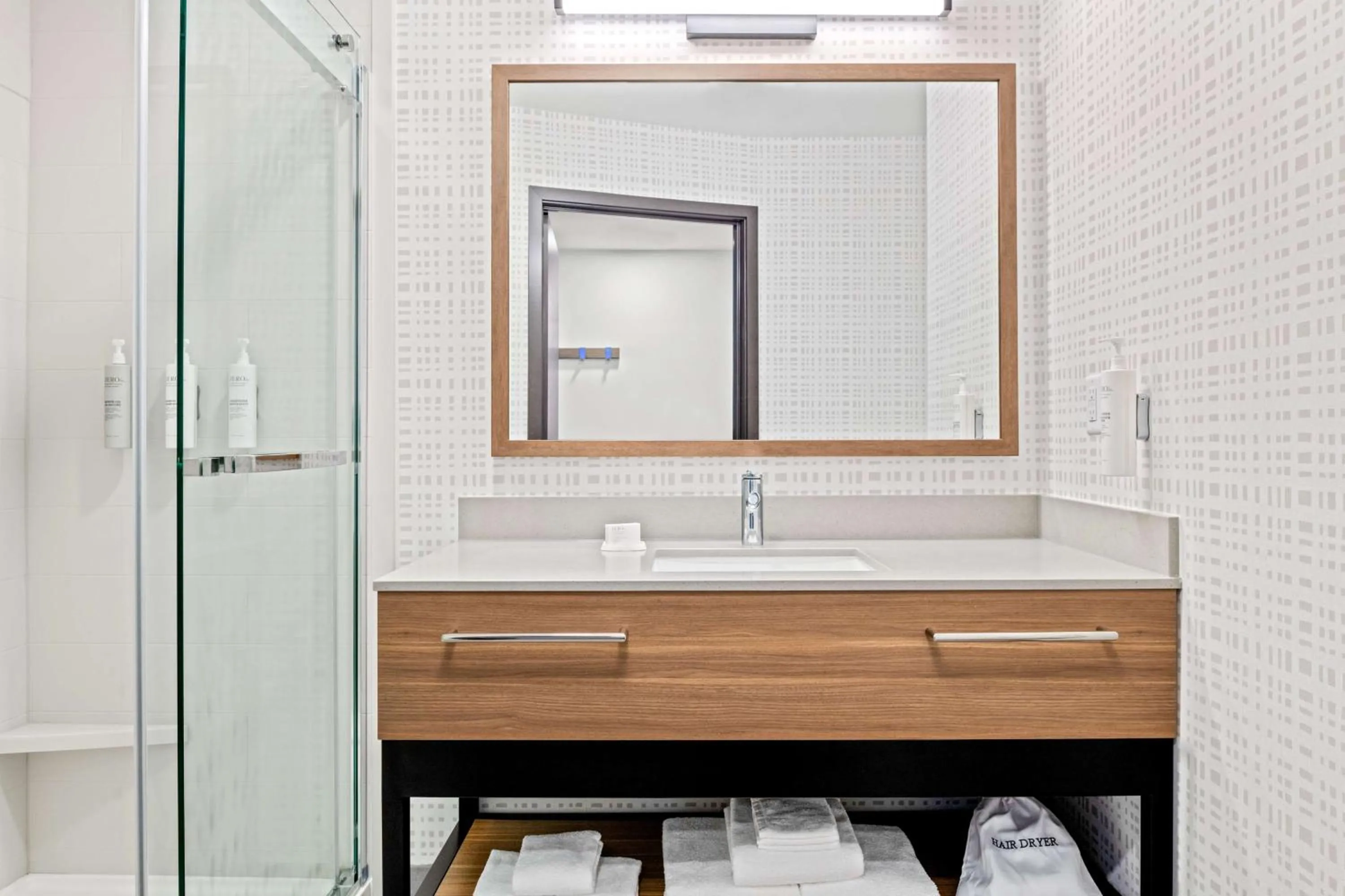 Bathroom in Hampton Inn by Hilton Costa Mesa Newport Beach