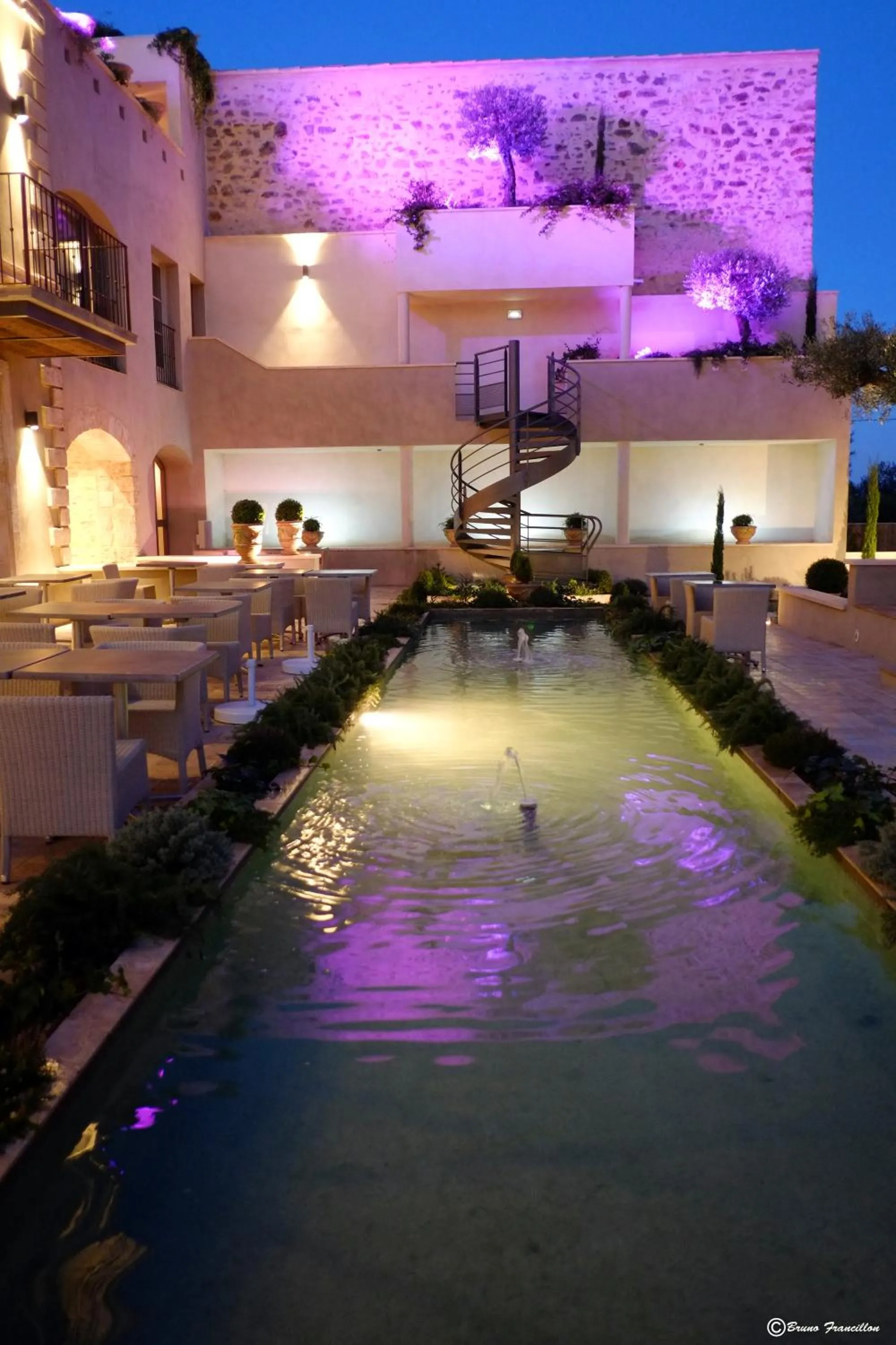 Patio in Boutique Hôtel La Villa MONTESQUIEU