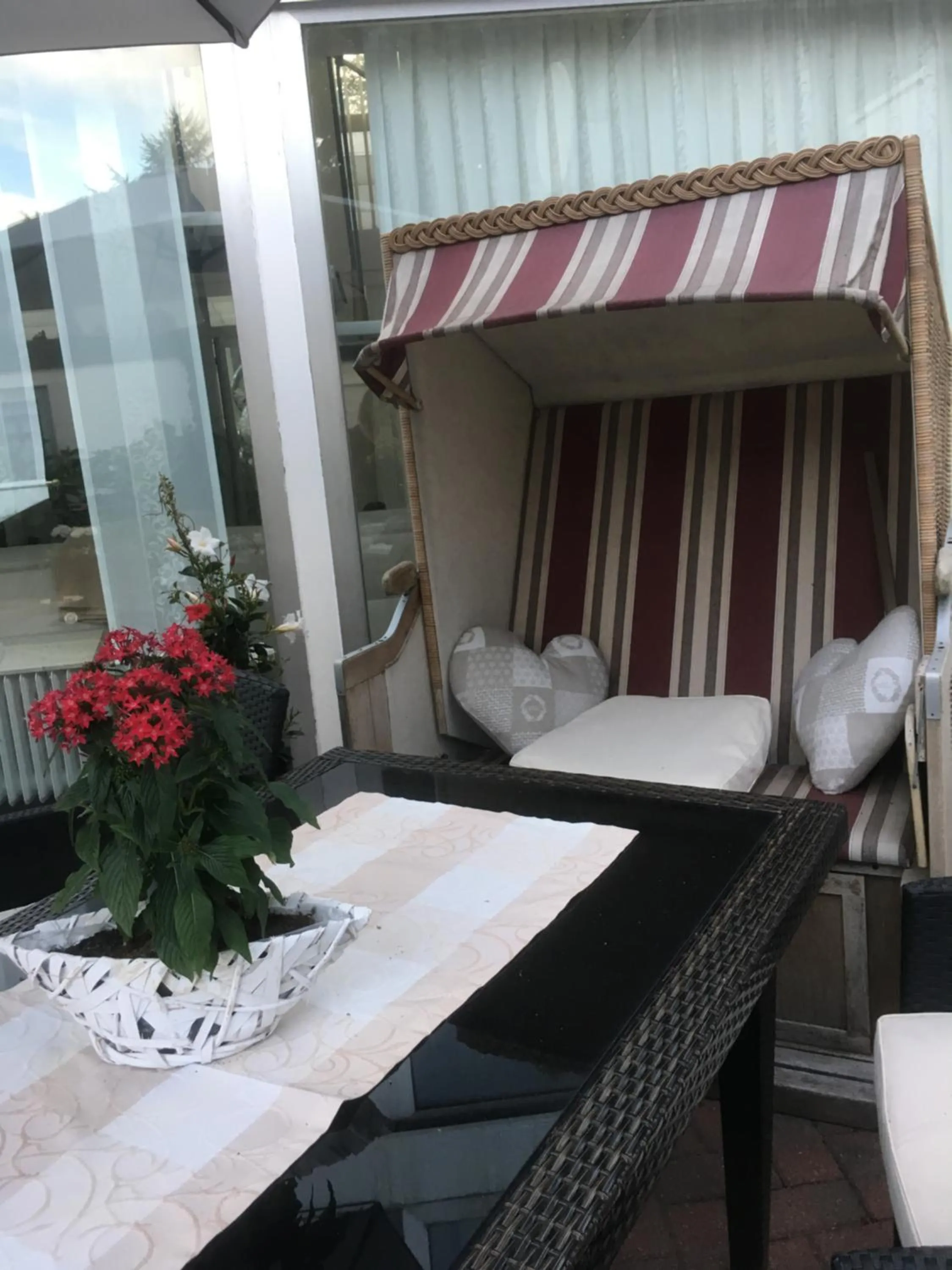 Inner courtyard view in An der Kastanie