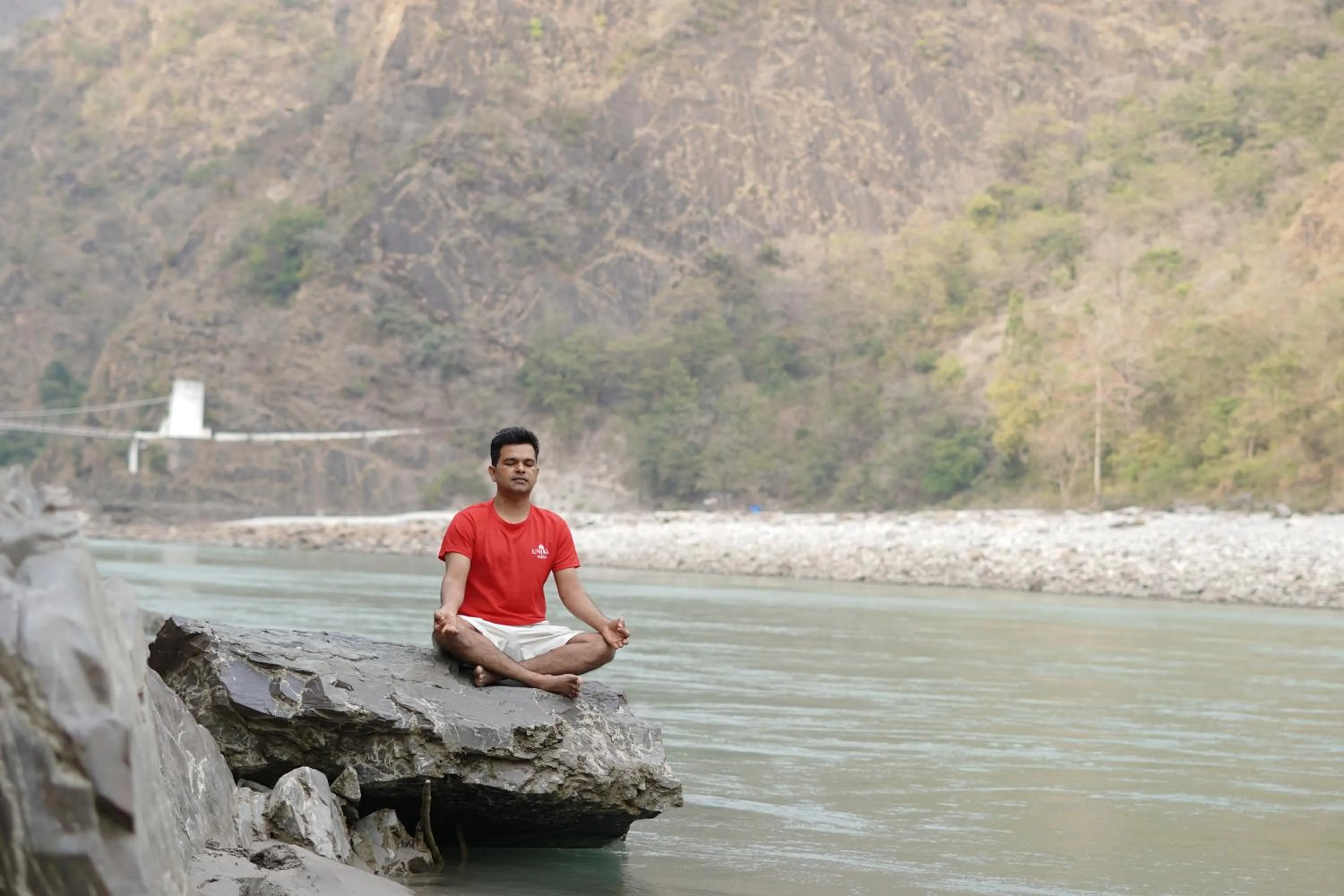 River view in Raga on the Ganges, Rishikesh