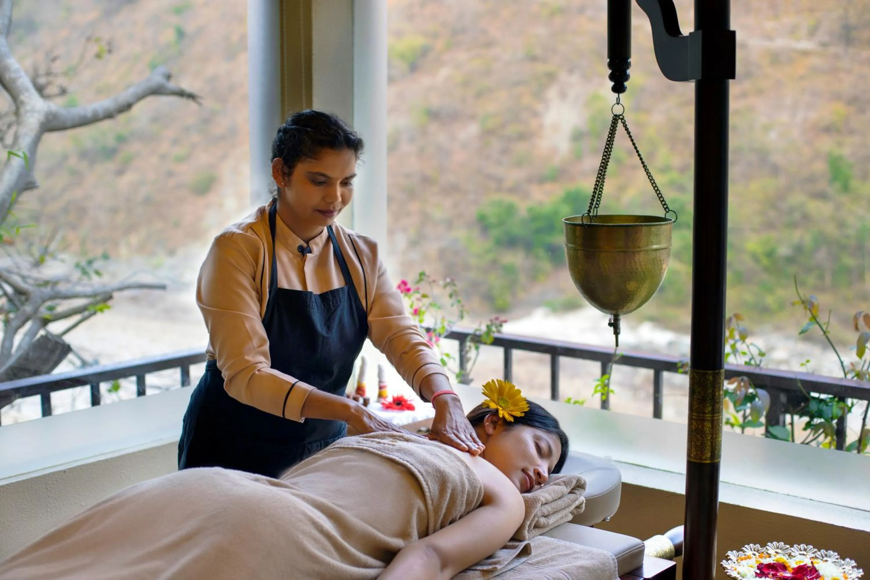 Massage in Raga on the Ganges, Rishikesh