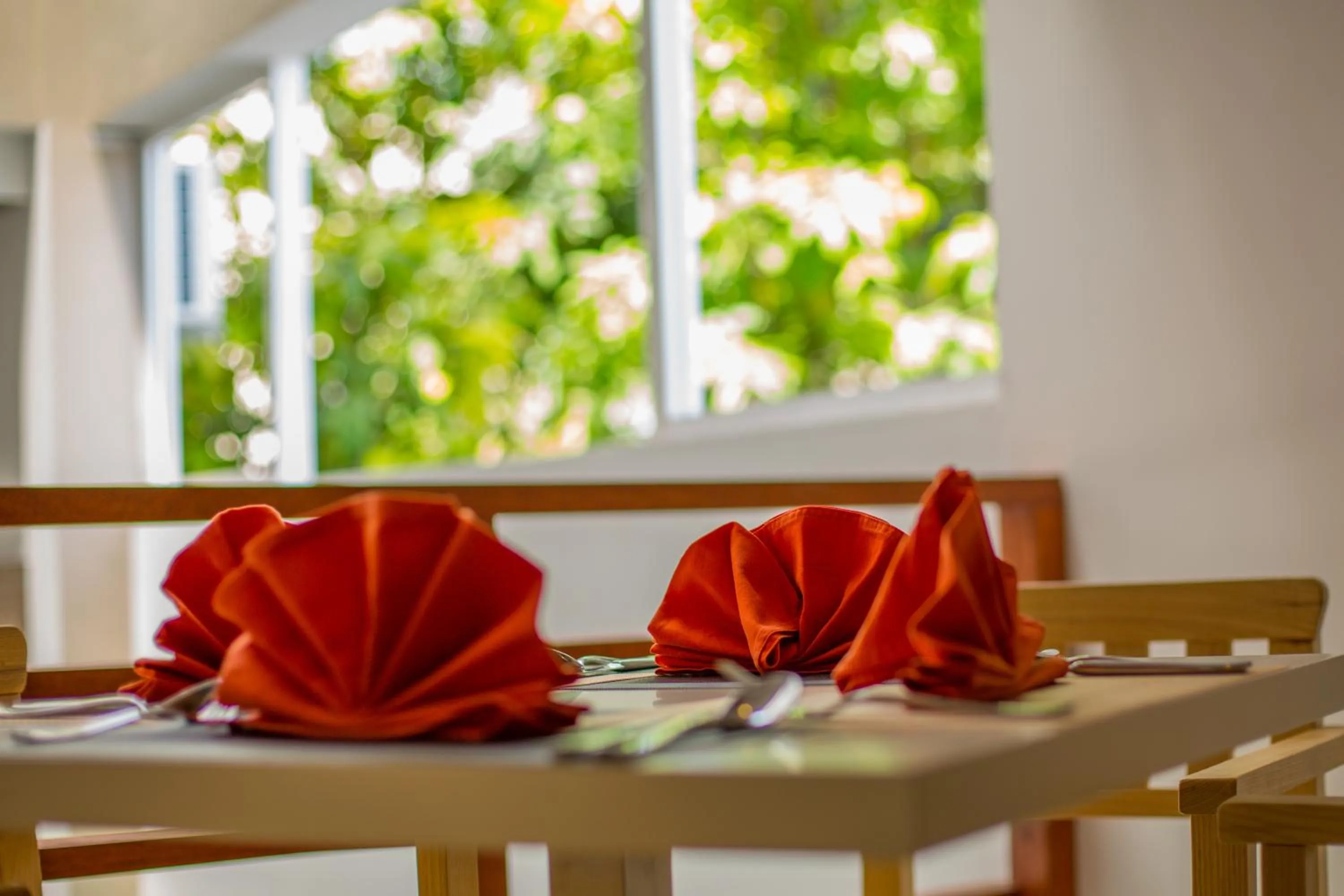 Dining area in Kuredhi Beach Inn