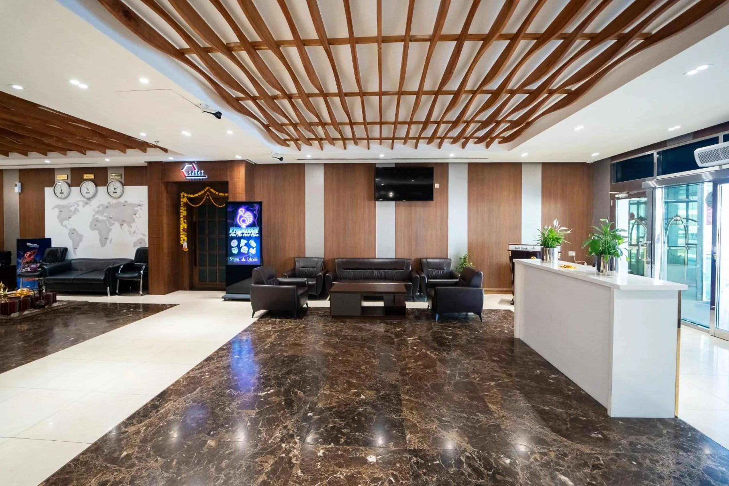 Lobby or reception in Smana Hotel Al Raffa